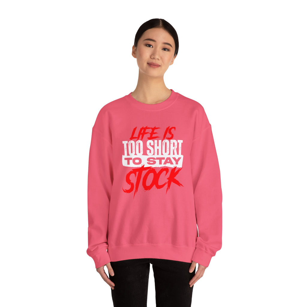 FCK STOCK Life's Too Short Sweater Red