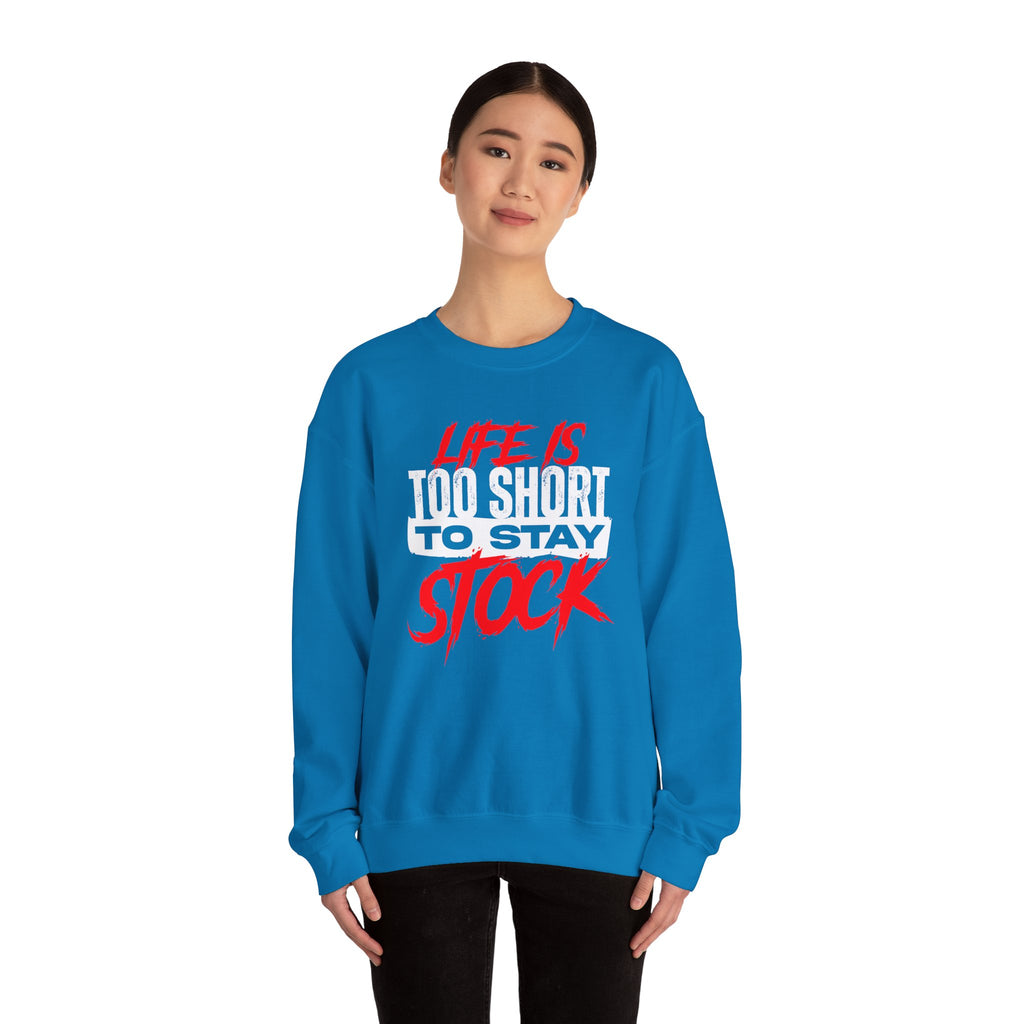FCK STOCK Life's Too Short Sweater Red