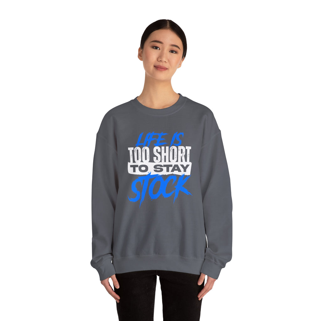 FCK STOCK Life's Too Short Sweater Blue