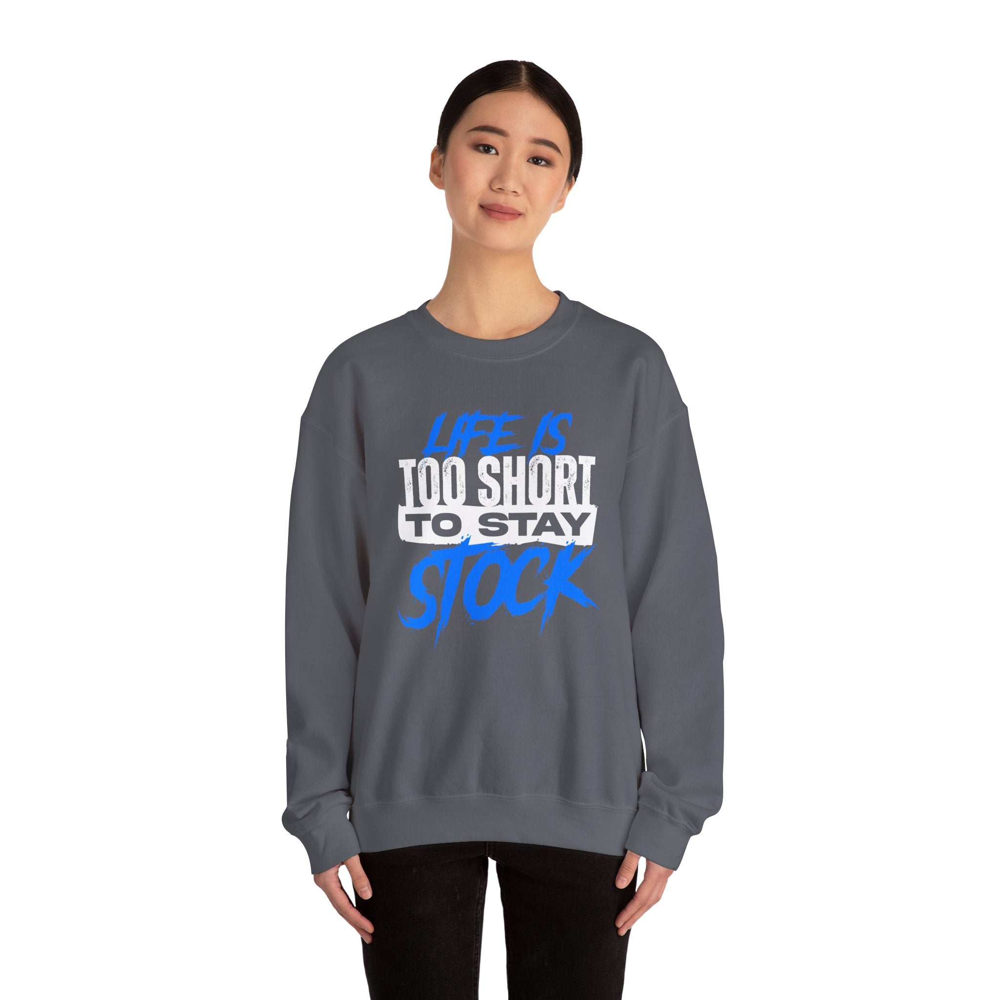 FCK STOCK Life's Too Short Sweater Blue