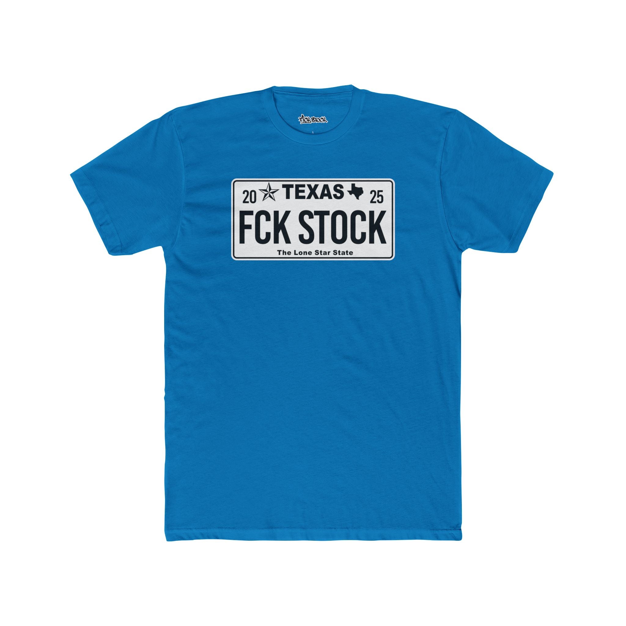 FCK STOCK Texas License Plate Tee