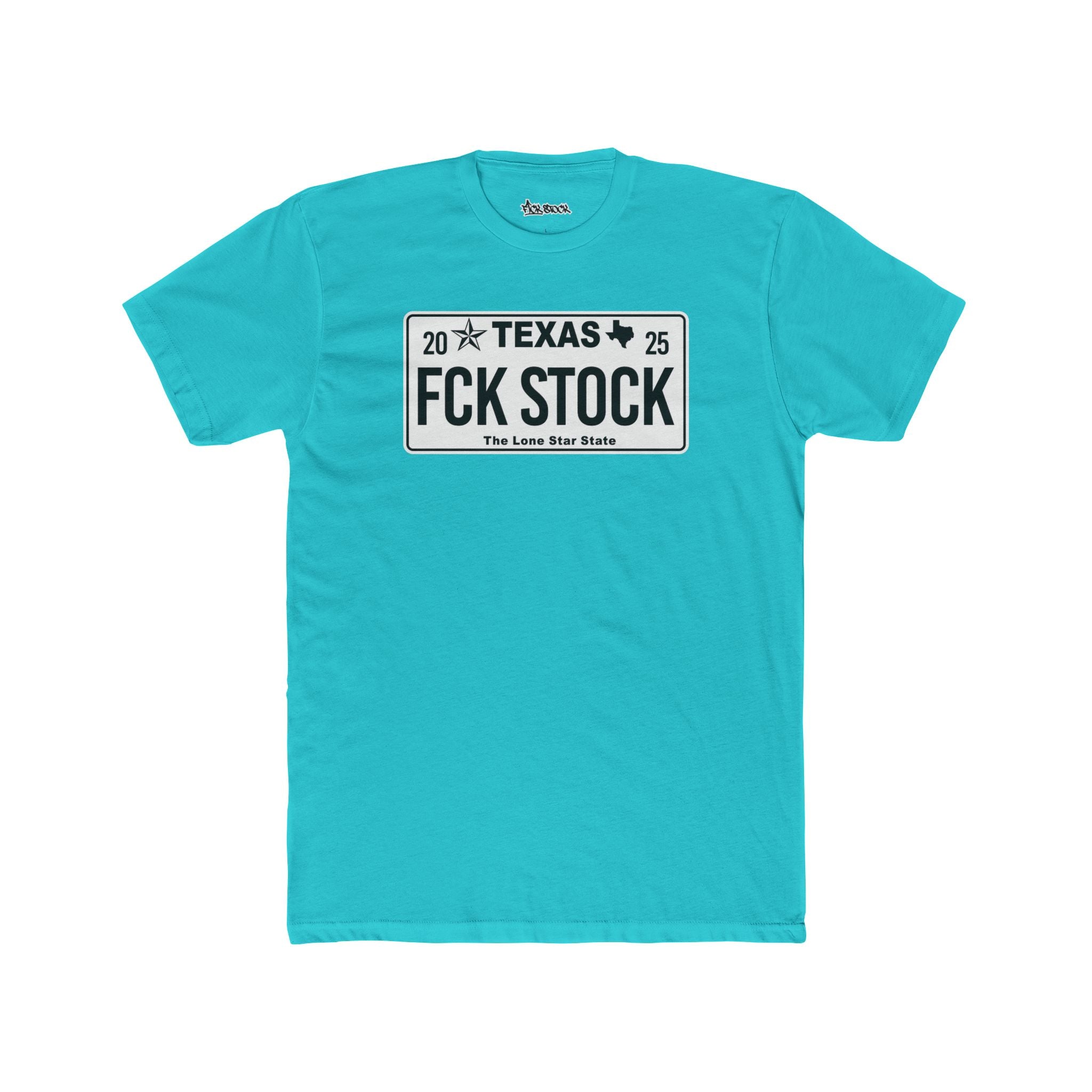 FCK STOCK Texas License Plate Tee