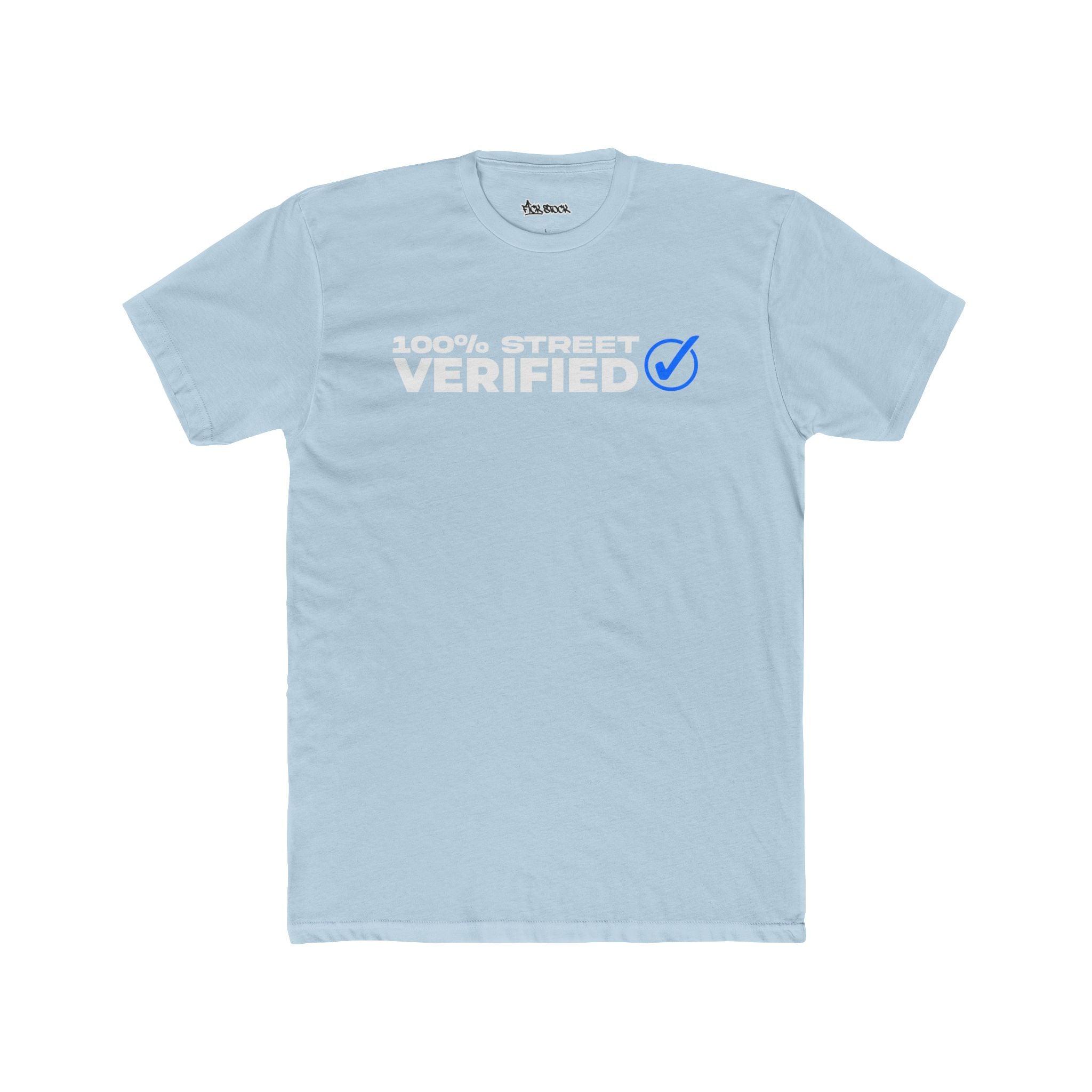 FCK STOCK Street Verified Tee Blue