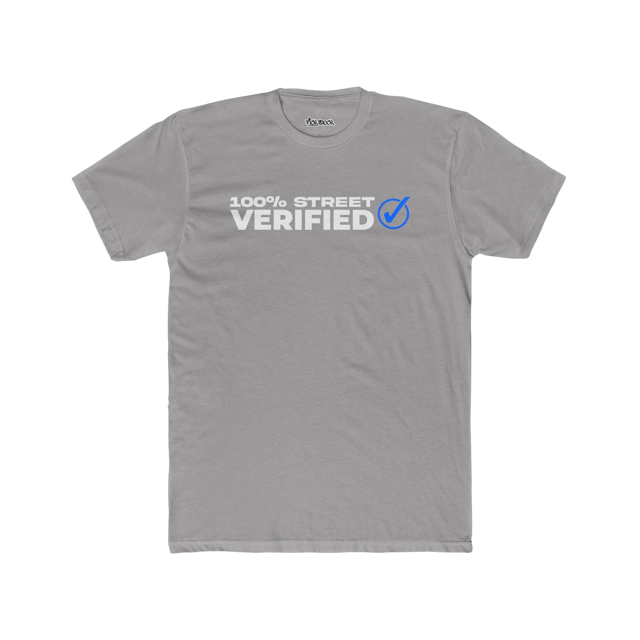 FCK STOCK Street Verified Tee Blue