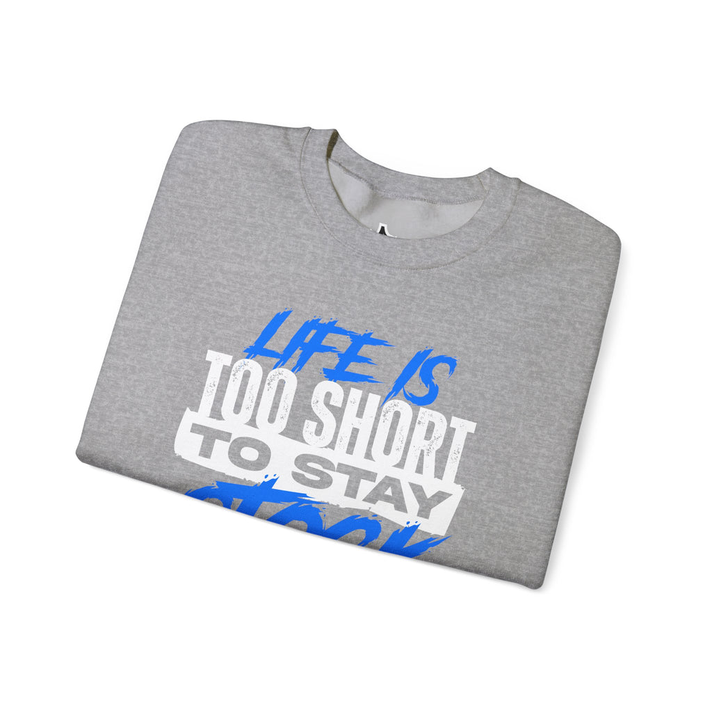 FCK STOCK Life's Too Short Sweater Blue