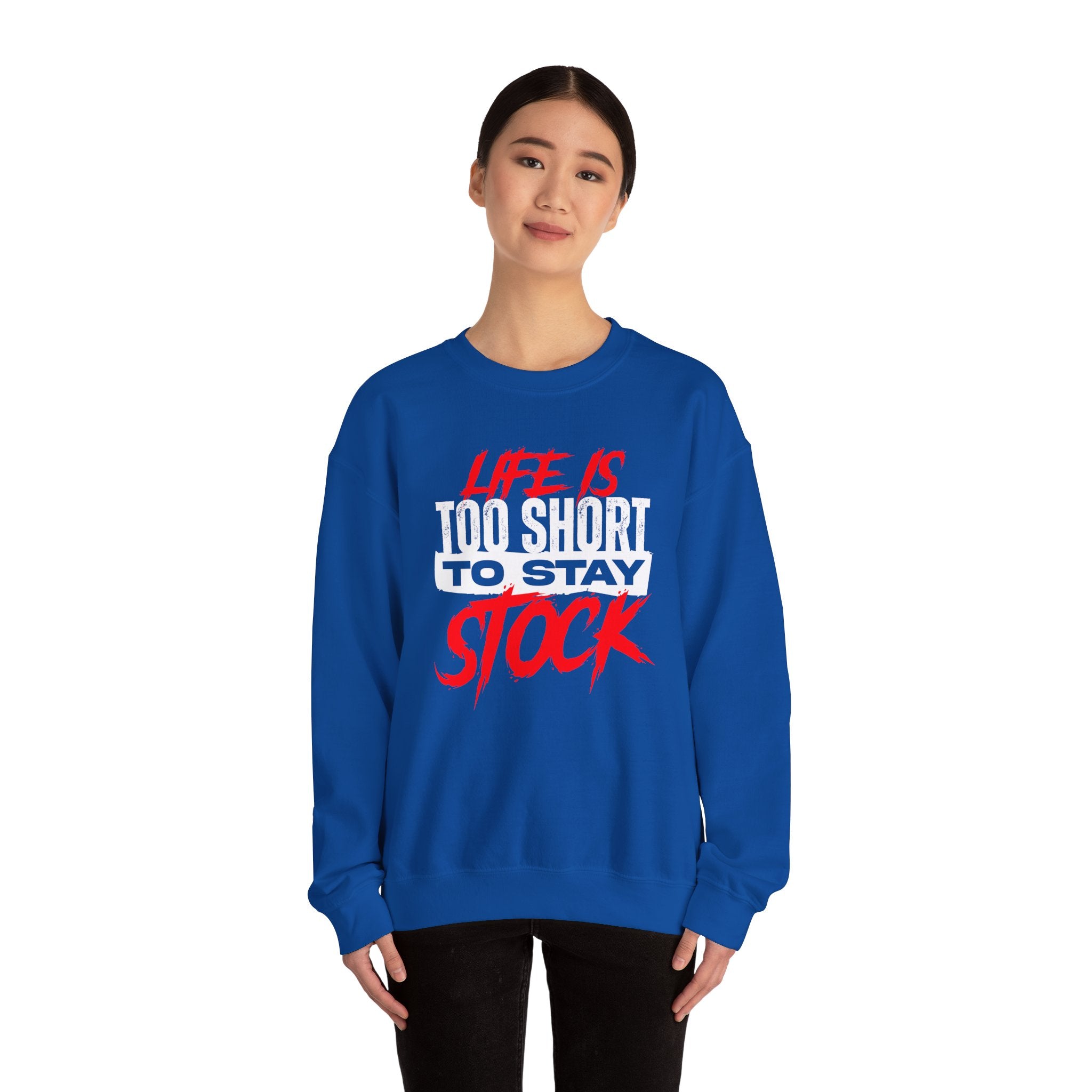 FCK STOCK Life's Too Short Sweater Red