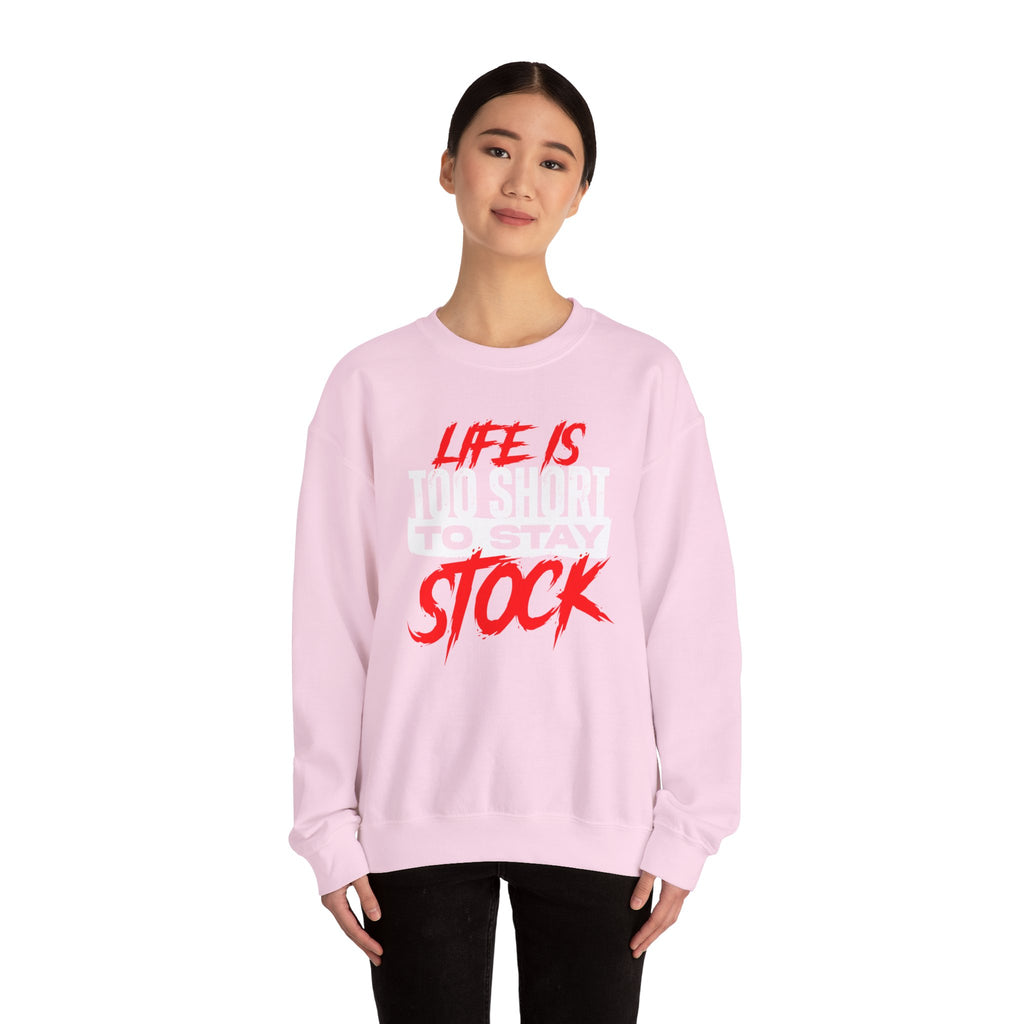 FCK STOCK Life's Too Short Sweater Red