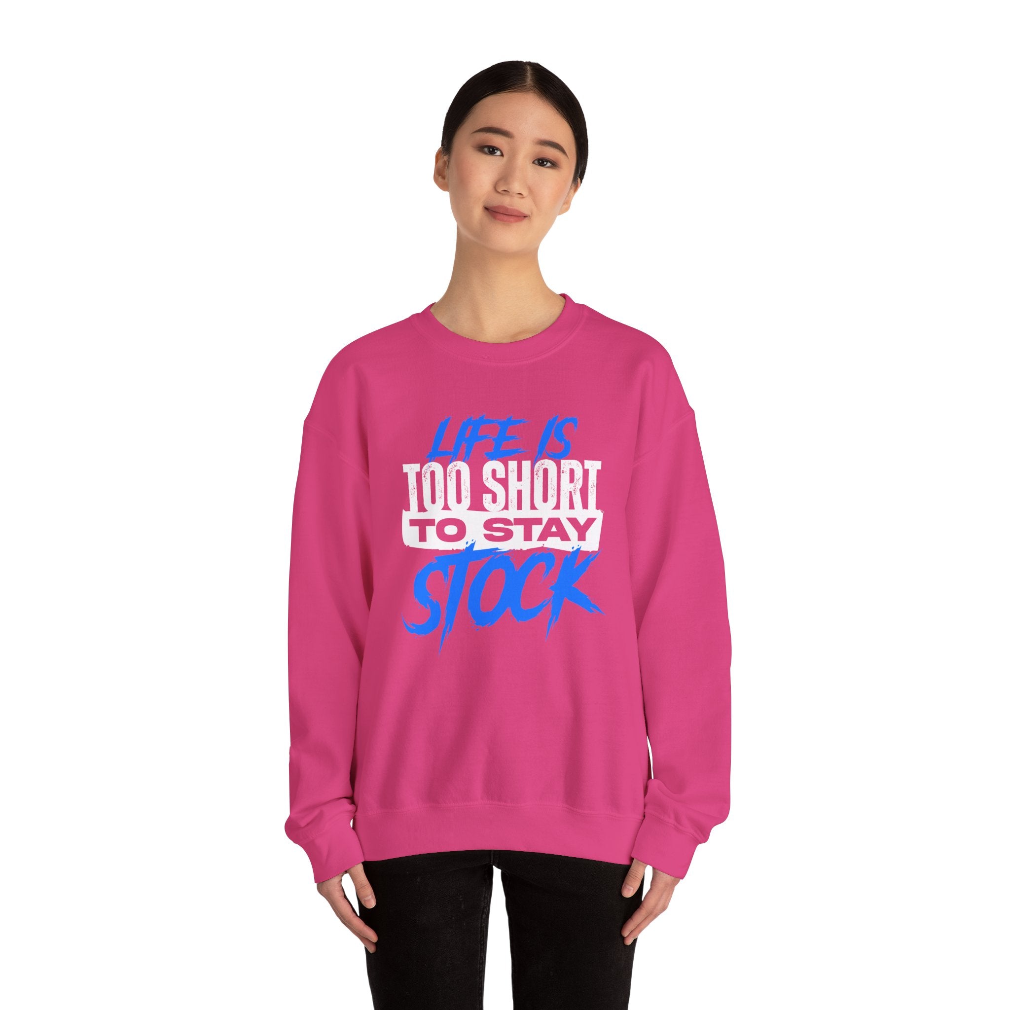 FCK STOCK Life's Too Short Sweater Blue