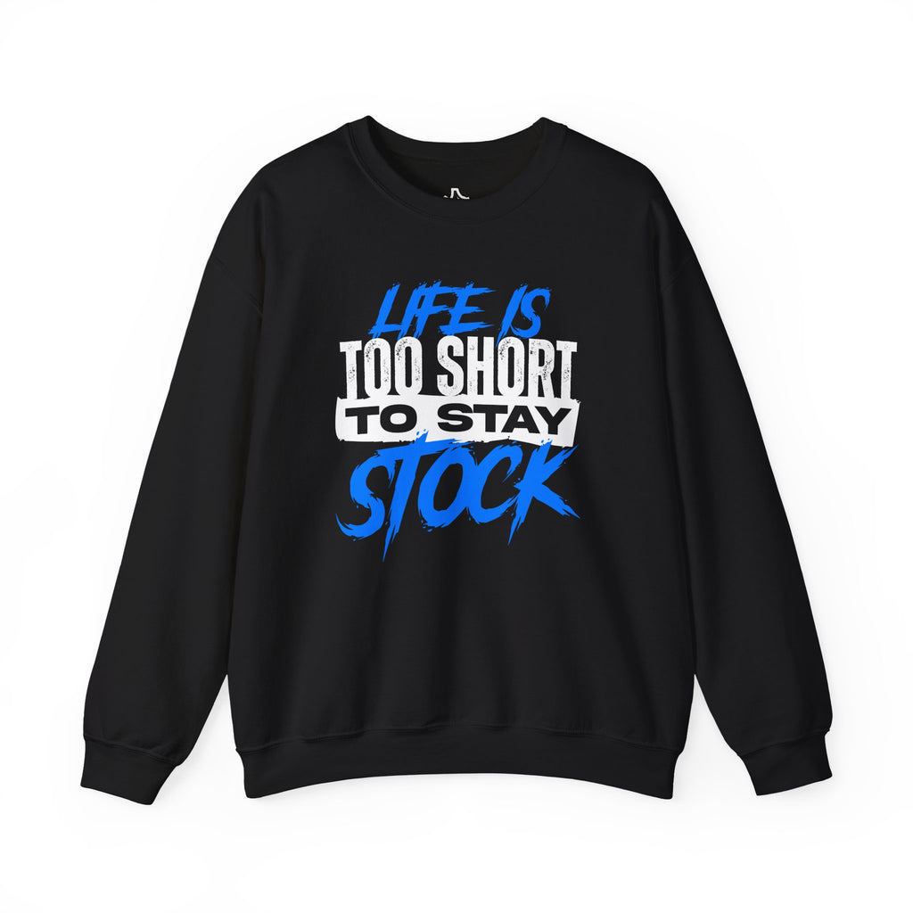 FCK STOCK Life's Too Short Sweater Blue