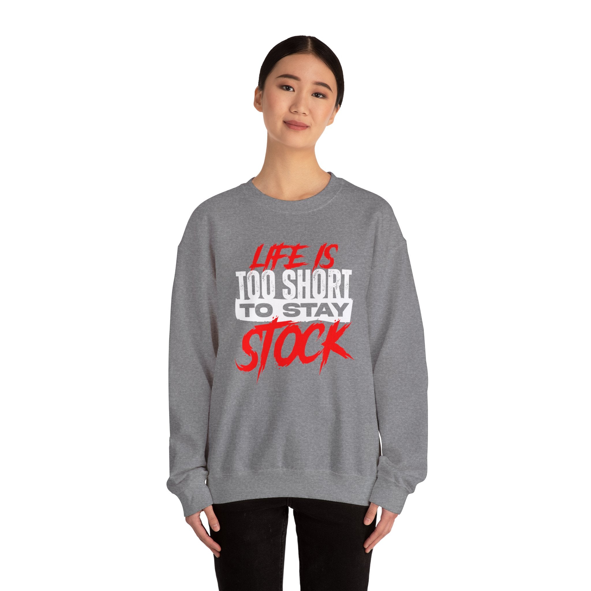 FCK STOCK Life's Too Short Sweater Red