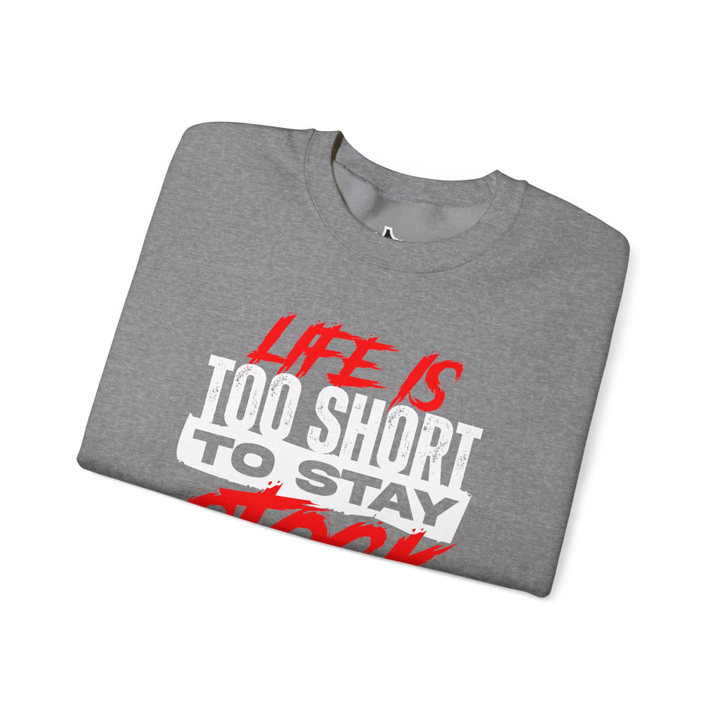 FCK STOCK Life's Too Short Sweater Red