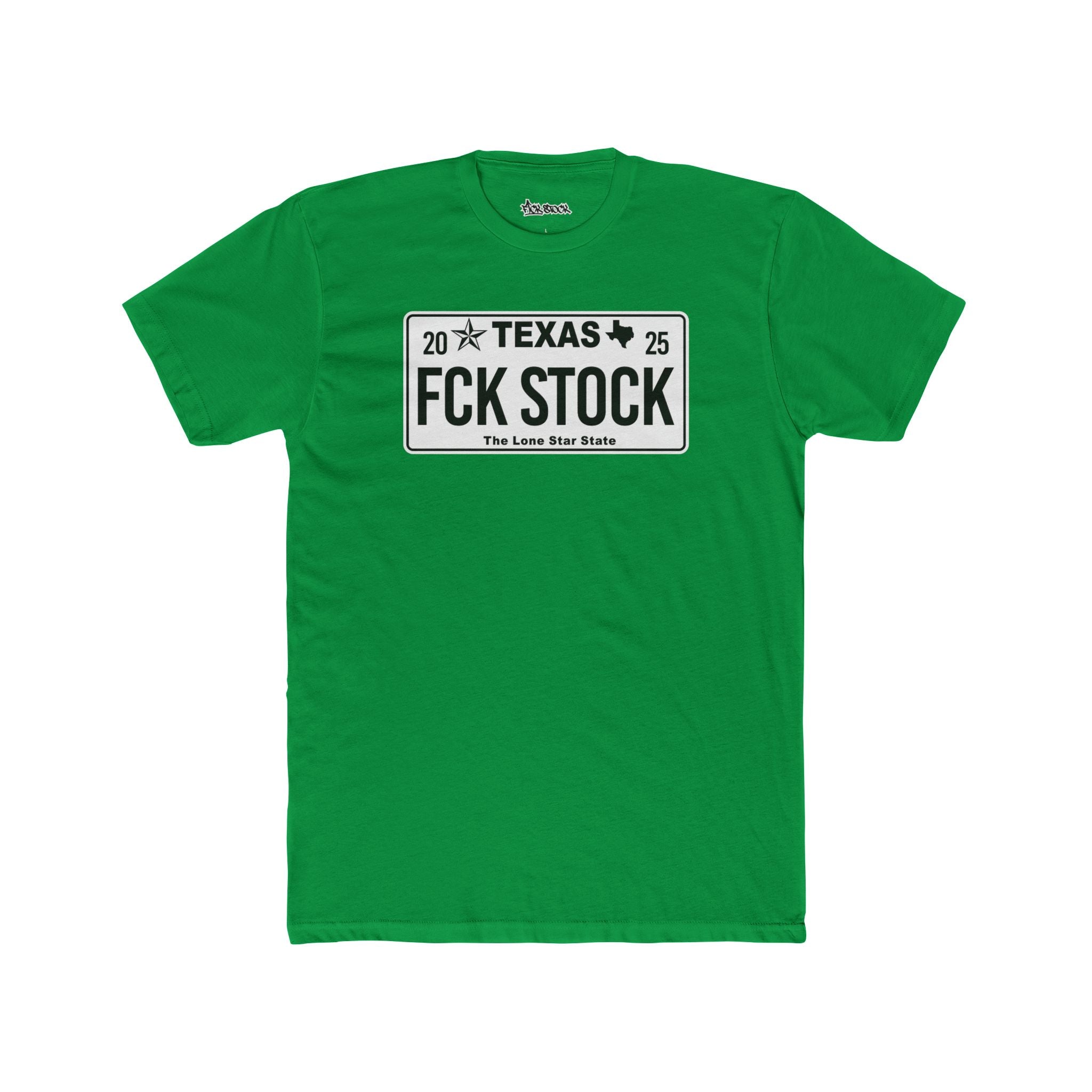 FCK STOCK Texas License Plate Tee