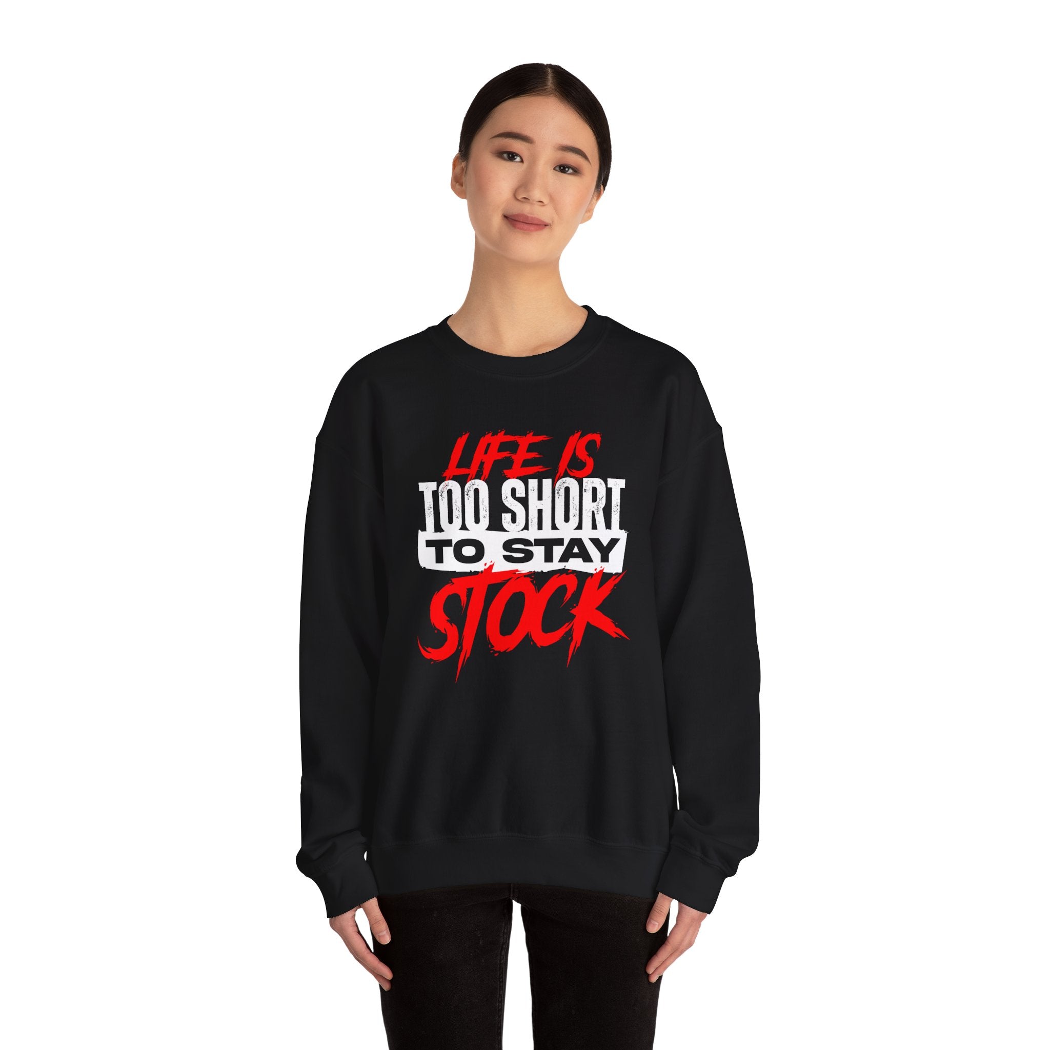 FCK STOCK Life's Too Short Sweater Red
