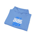 FCK STOCK Life's Too Short Hoodie Blue