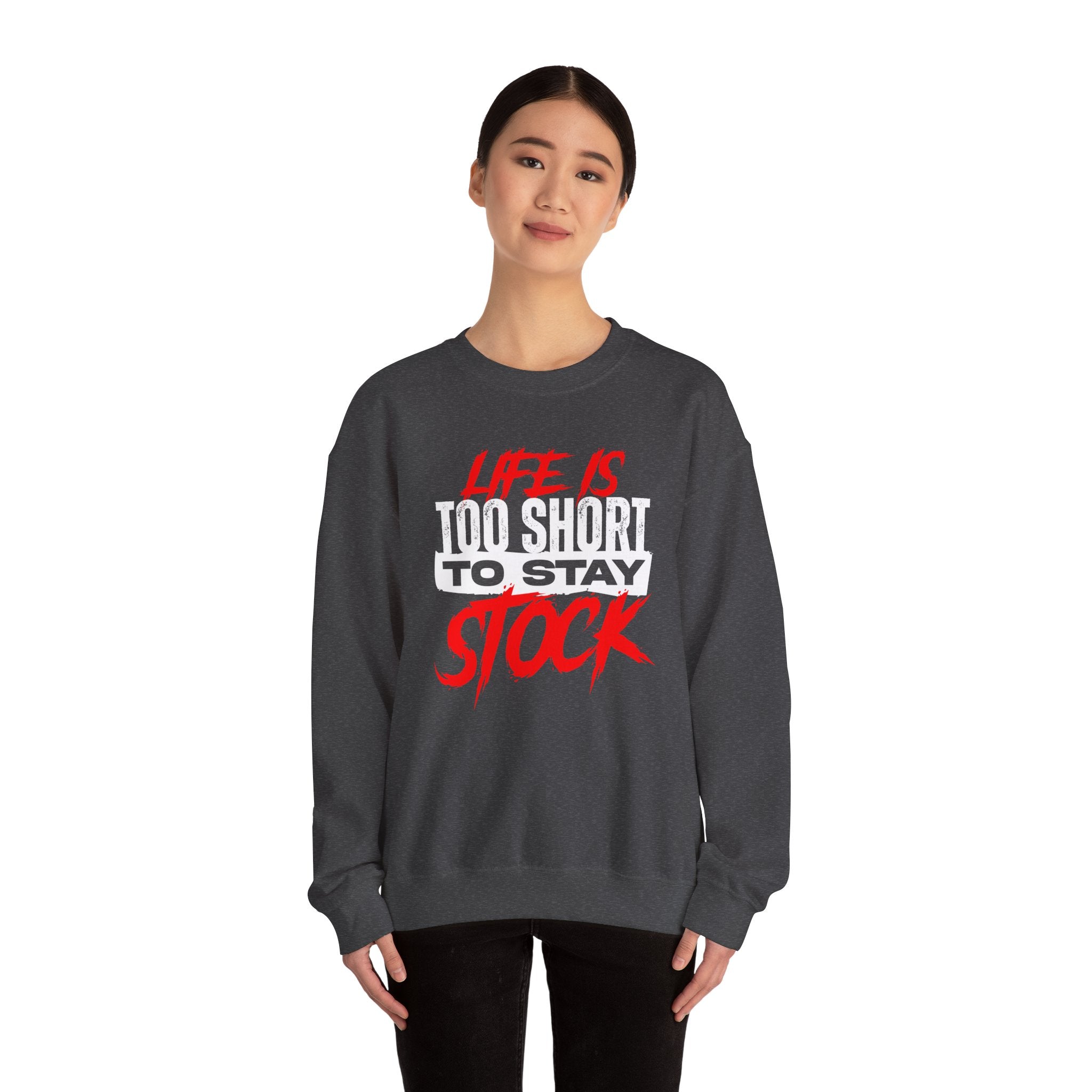 FCK STOCK Life's Too Short Sweater Red