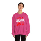 FCK STOCK Life's Too Short Sweater Red