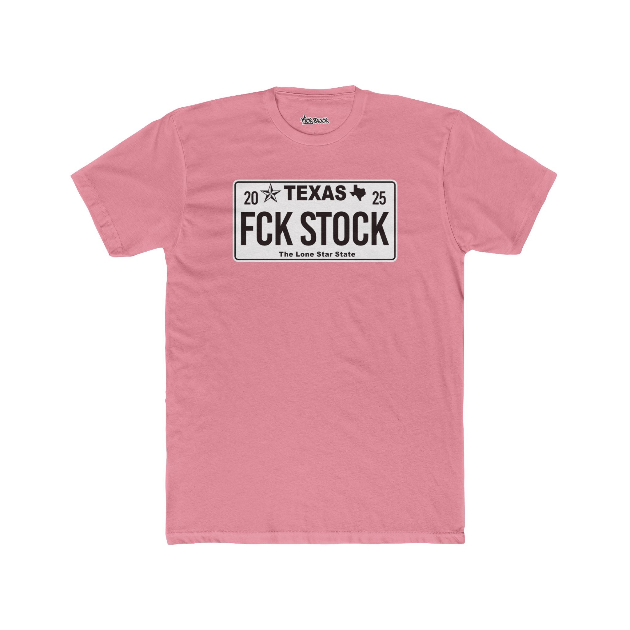 FCK STOCK Texas License Plate Tee