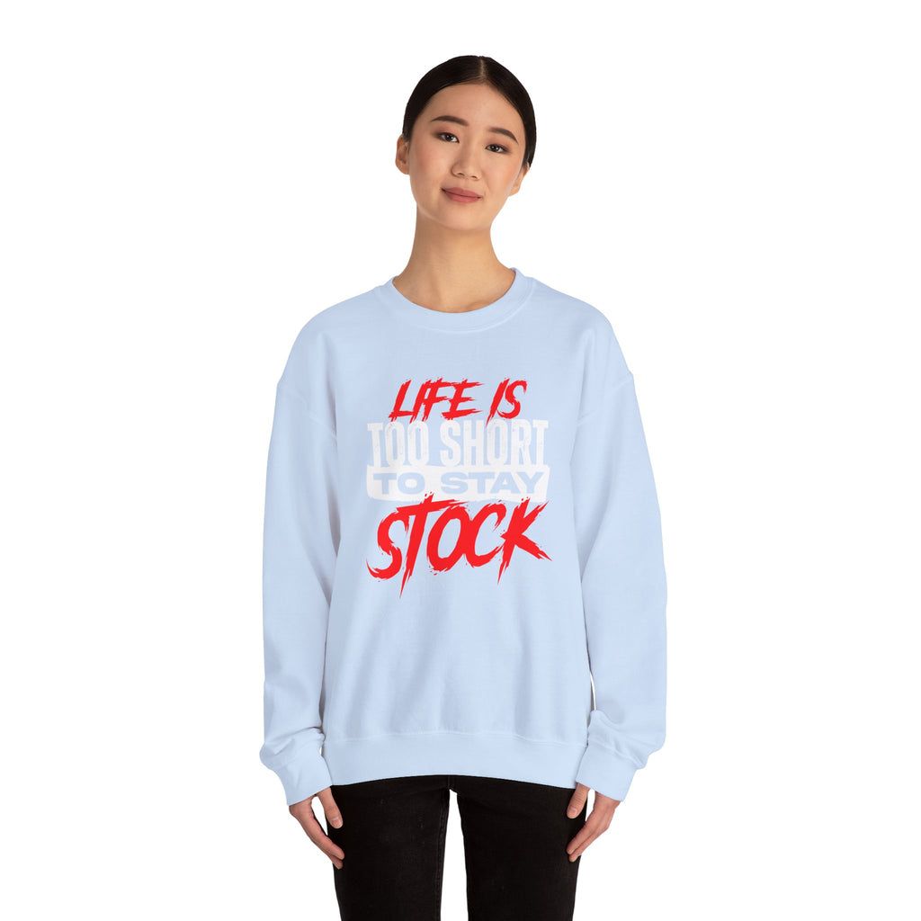 FCK STOCK Life's Too Short Sweater Red