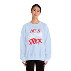FCK STOCK Life's Too Short Sweater Red
