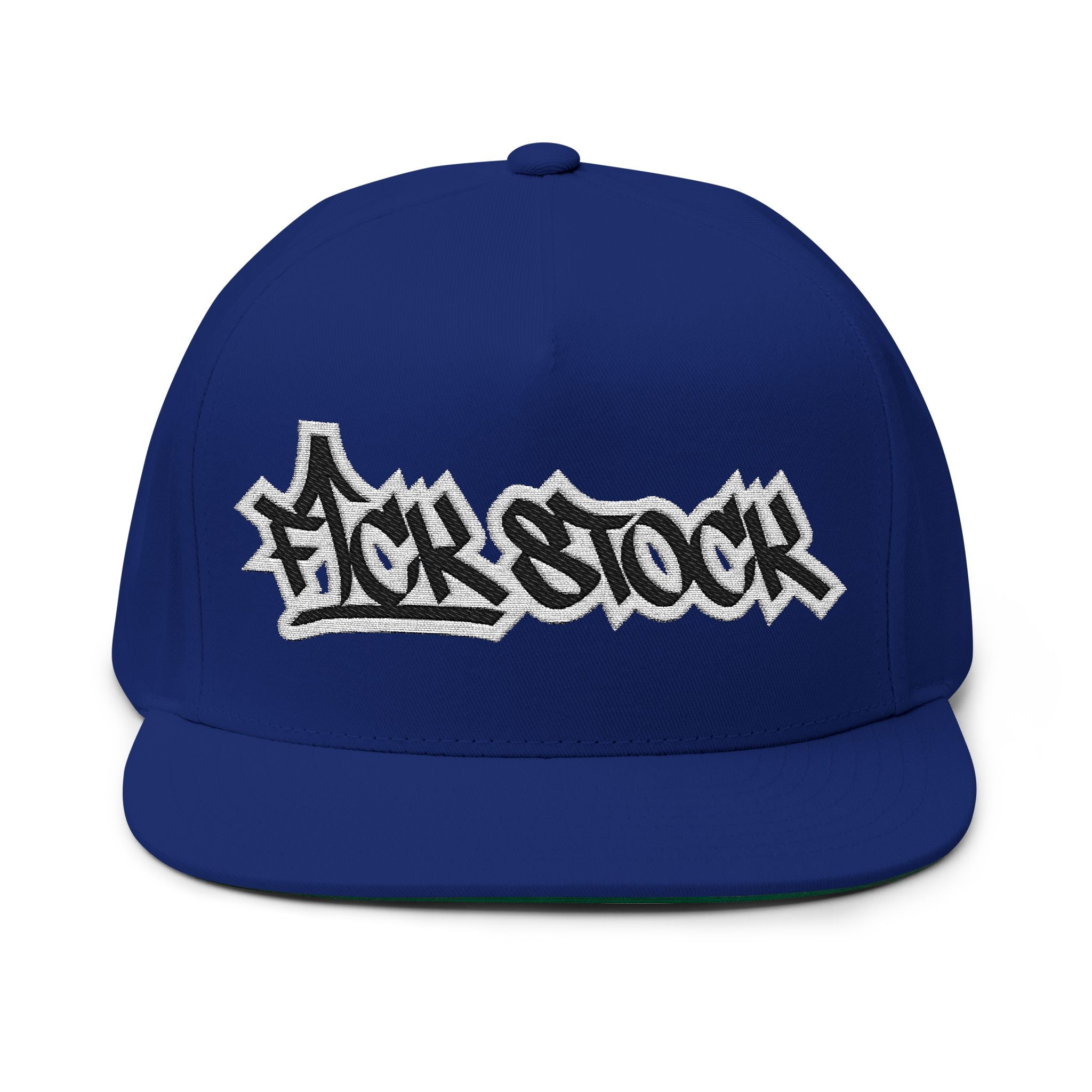 OG FCK STOCK Flat Bill Cap Embroidered