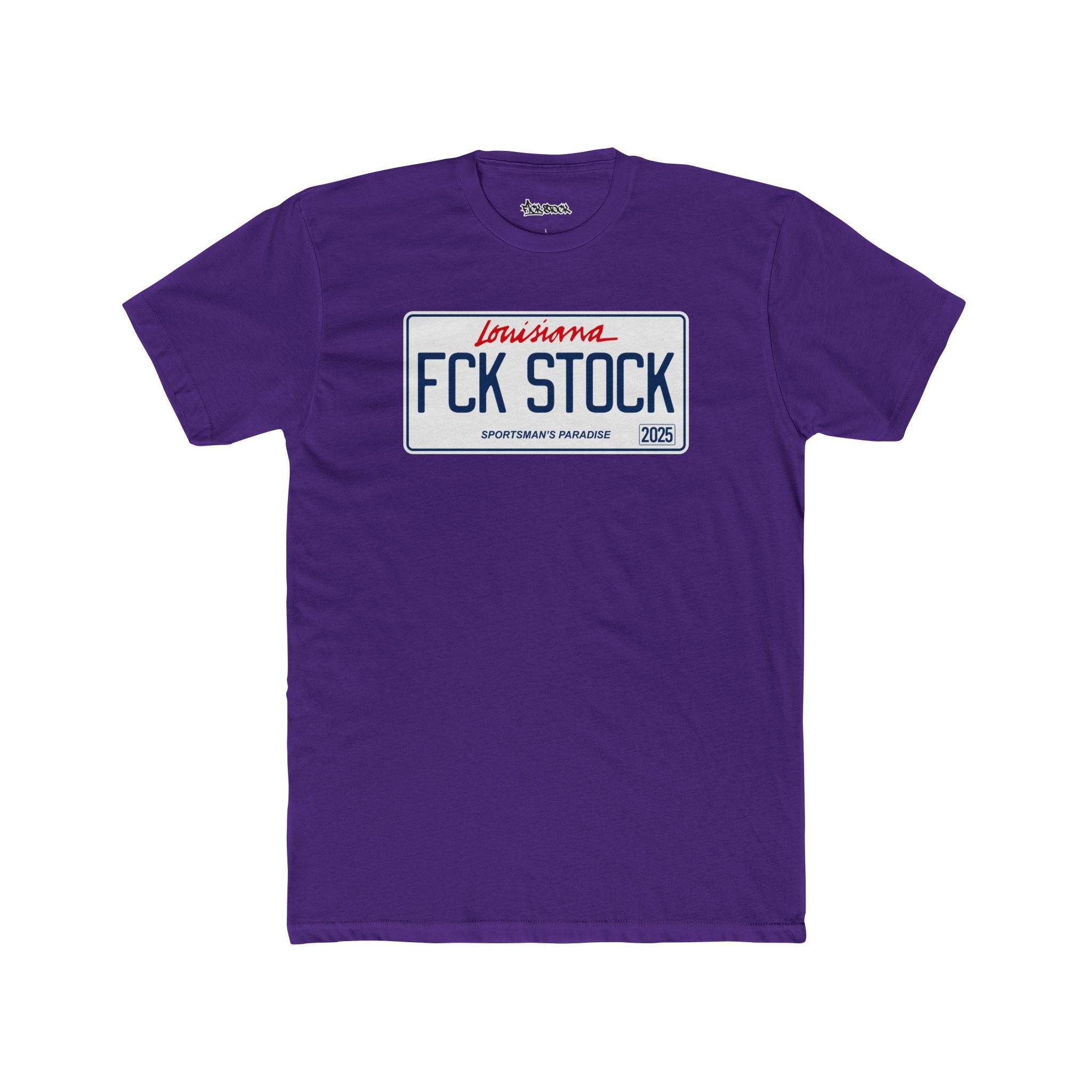 FCK STOCK Louisiana License Plate