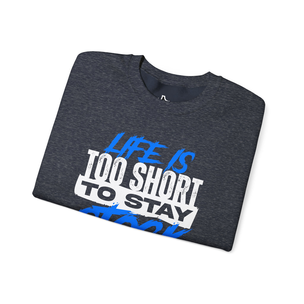 FCK STOCK Life's Too Short Sweater Blue