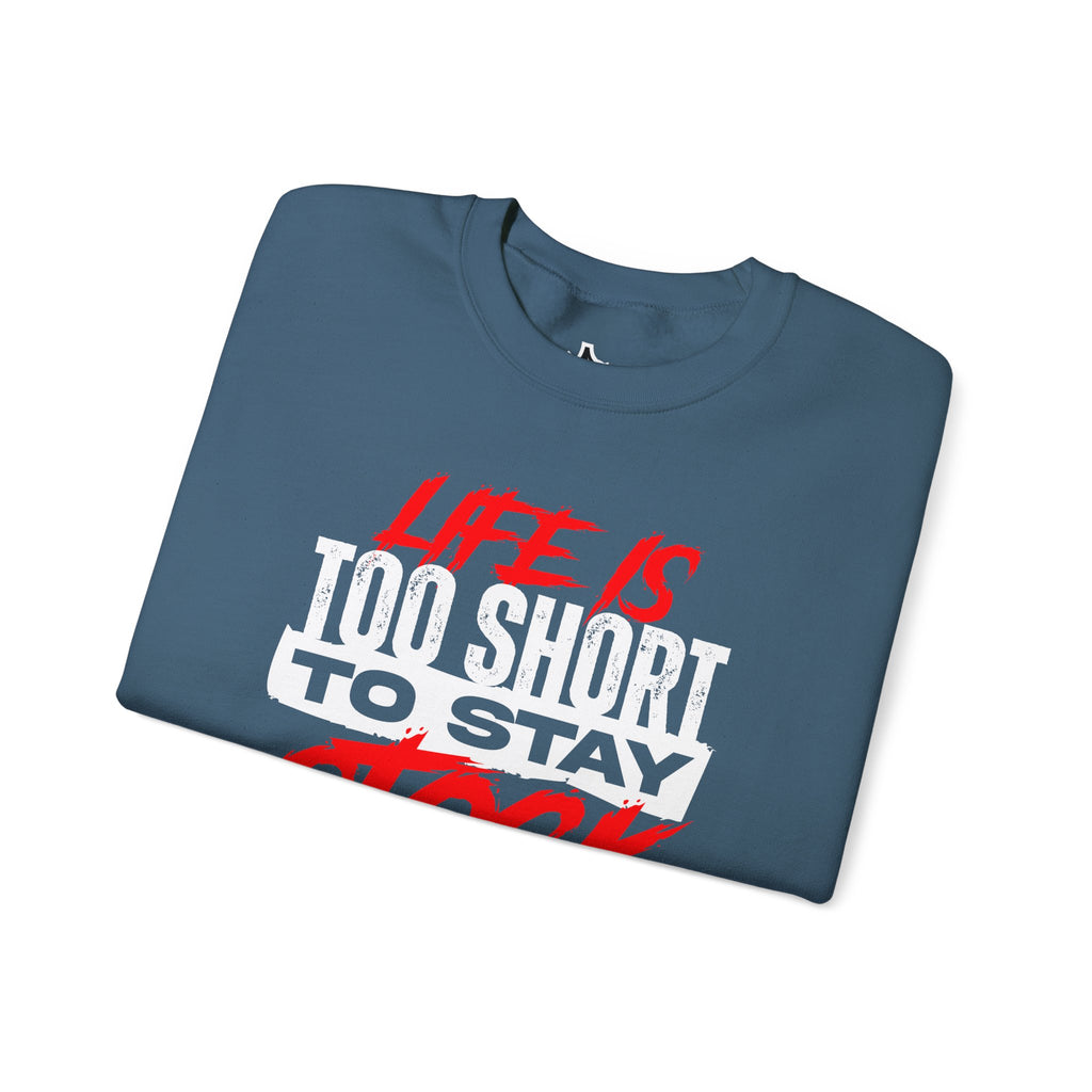 FCK STOCK Life's Too Short Sweater Red