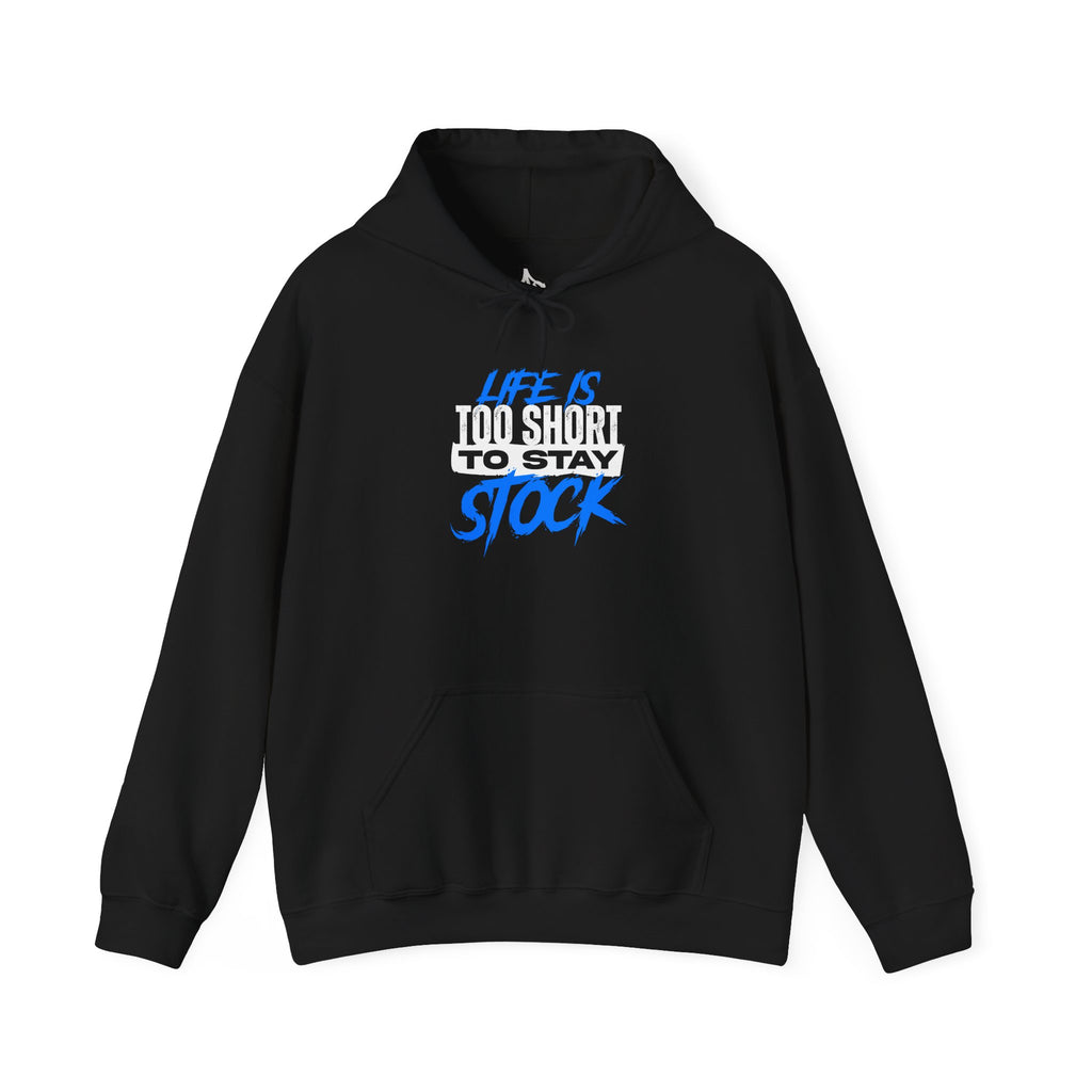 FCK STOCK Life's Too Short Hoodie Blue