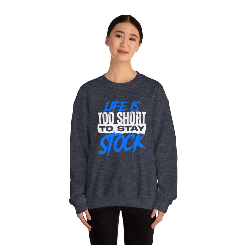FCK STOCK Life's Too Short Sweater Blue