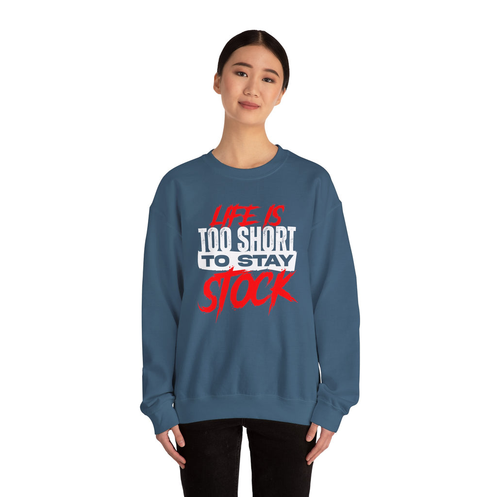 FCK STOCK Life's Too Short Sweater Red