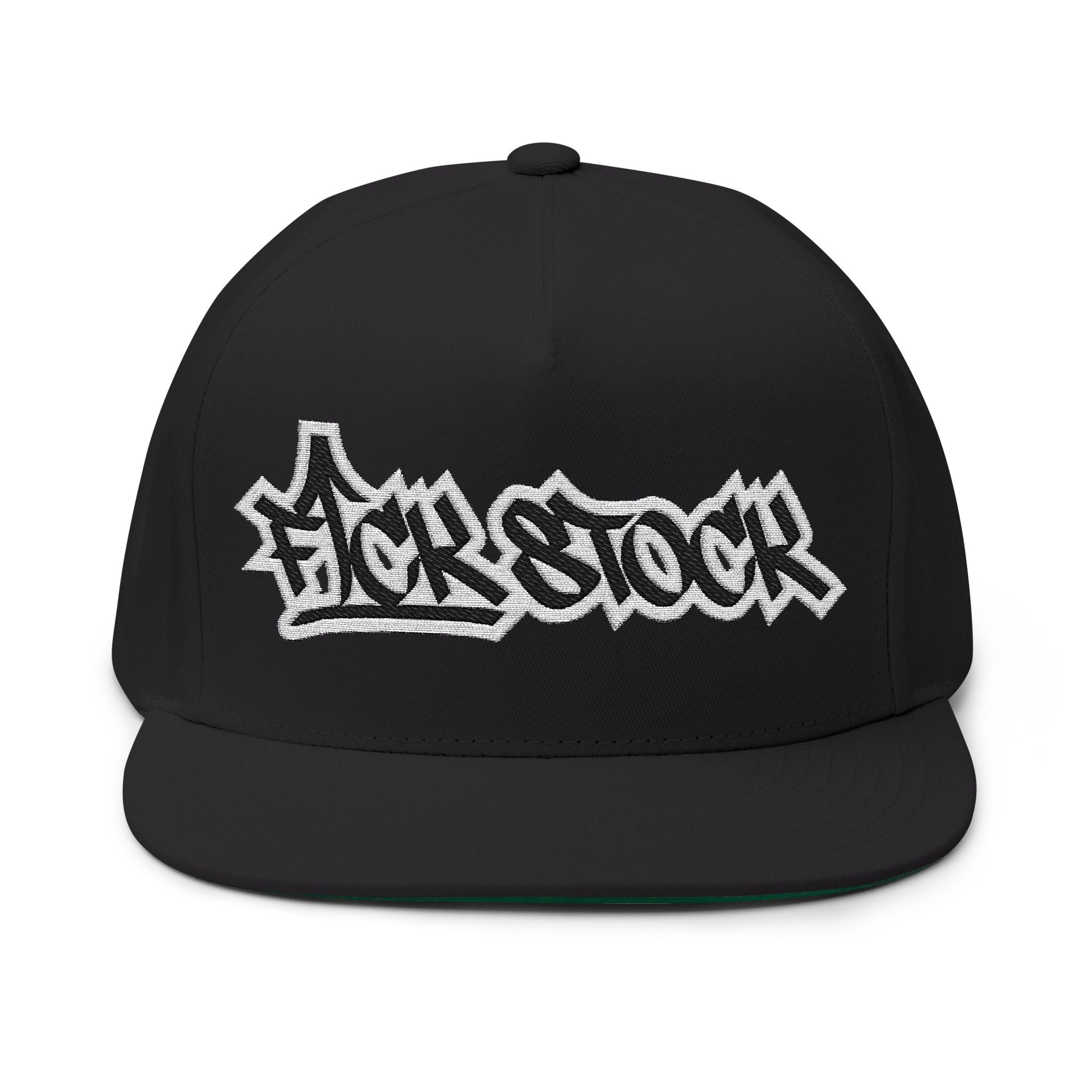 OG FCK STOCK Flat Bill Cap Embroidered
