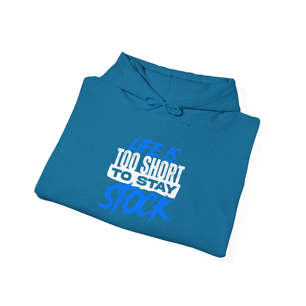 FCK STOCK Life's Too Short Hoodie Blue