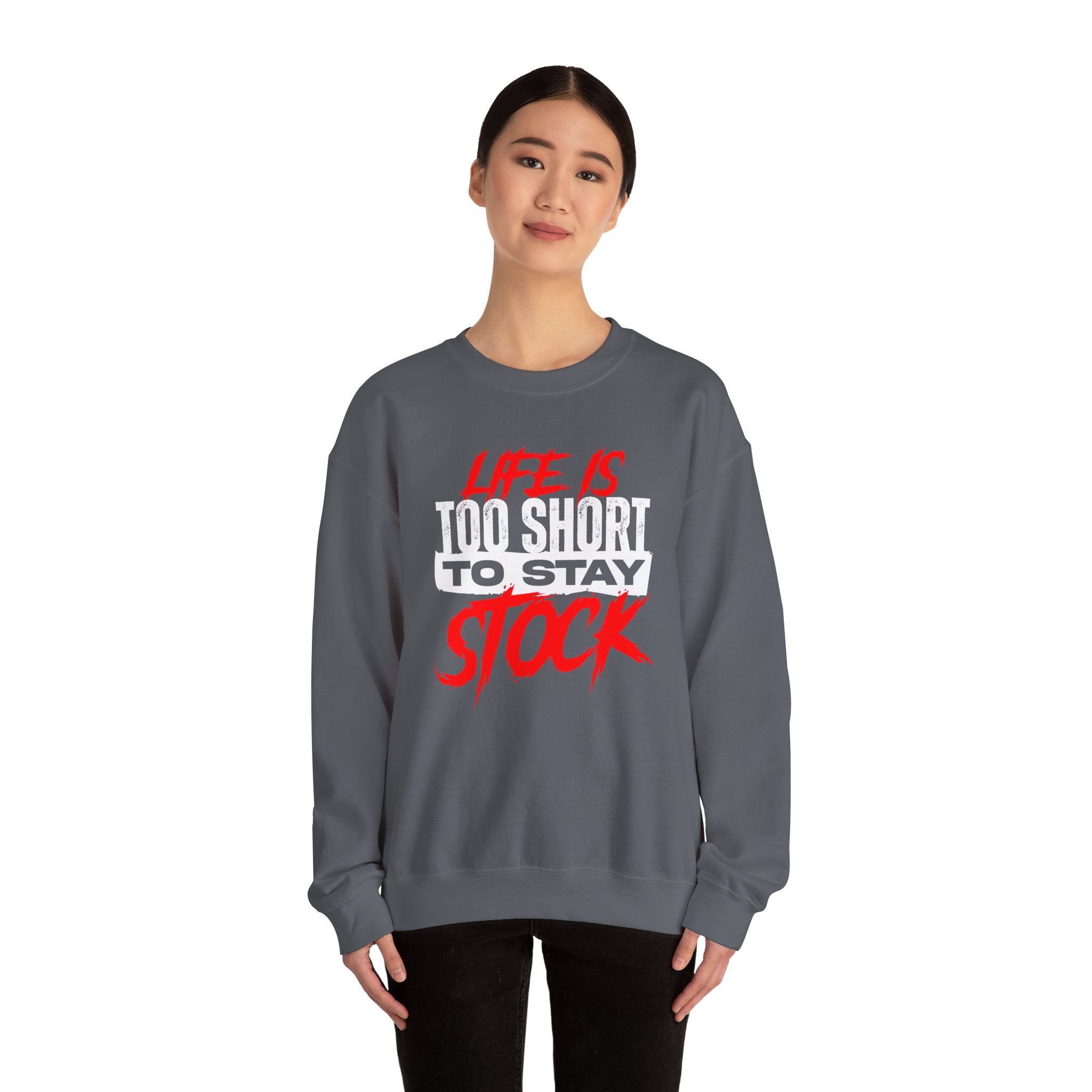 FCK STOCK Life's Too Short Sweater Red