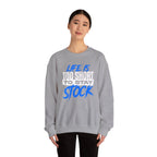 FCK STOCK Life's Too Short Sweater Blue