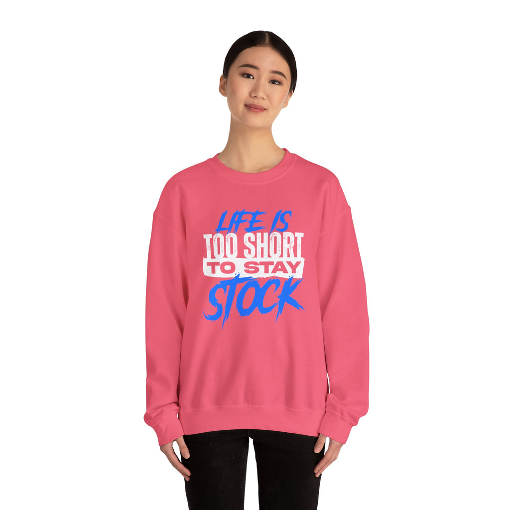 FCK STOCK Life's Too Short Sweater Blue
