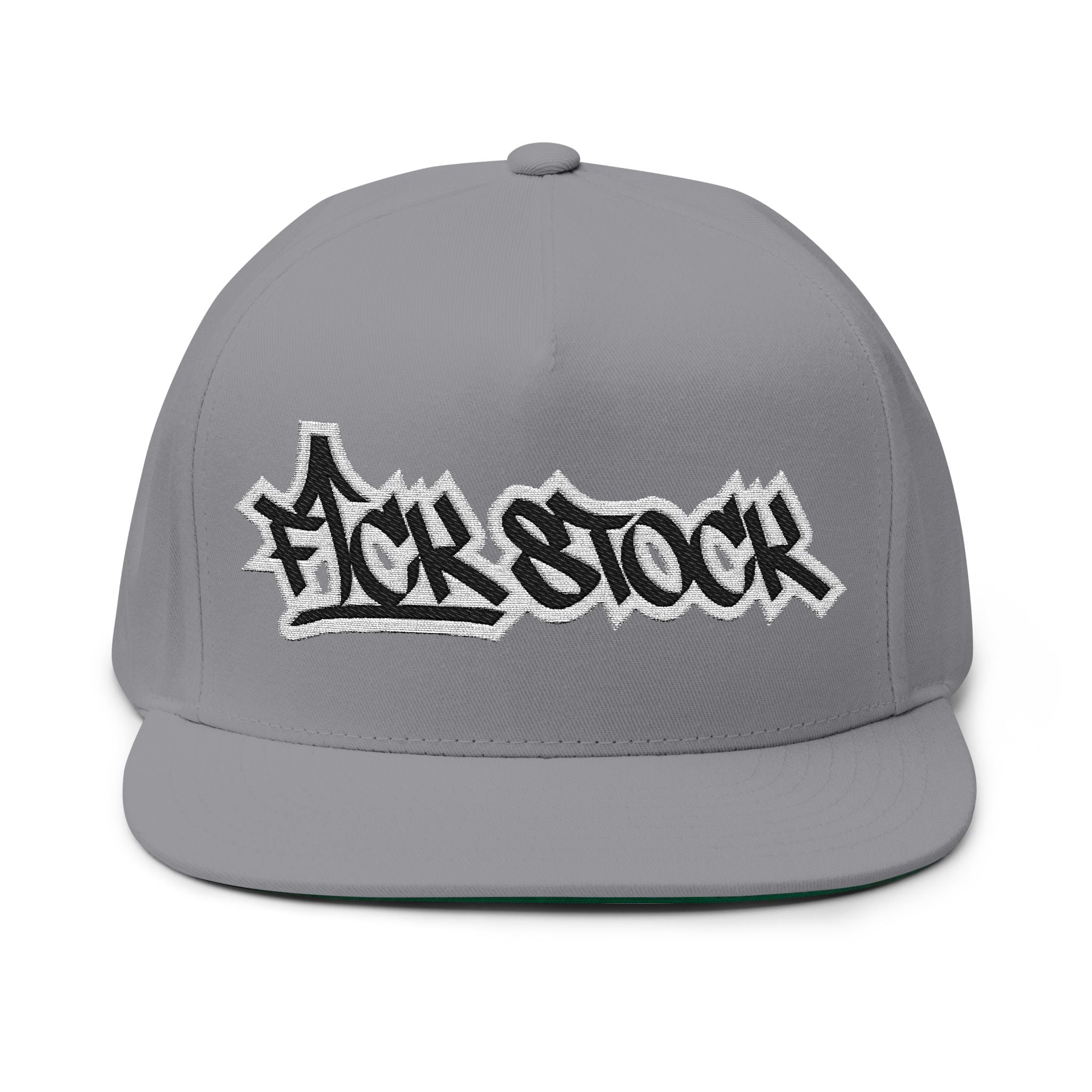 OG FCK STOCK Flat Bill Cap Embroidered