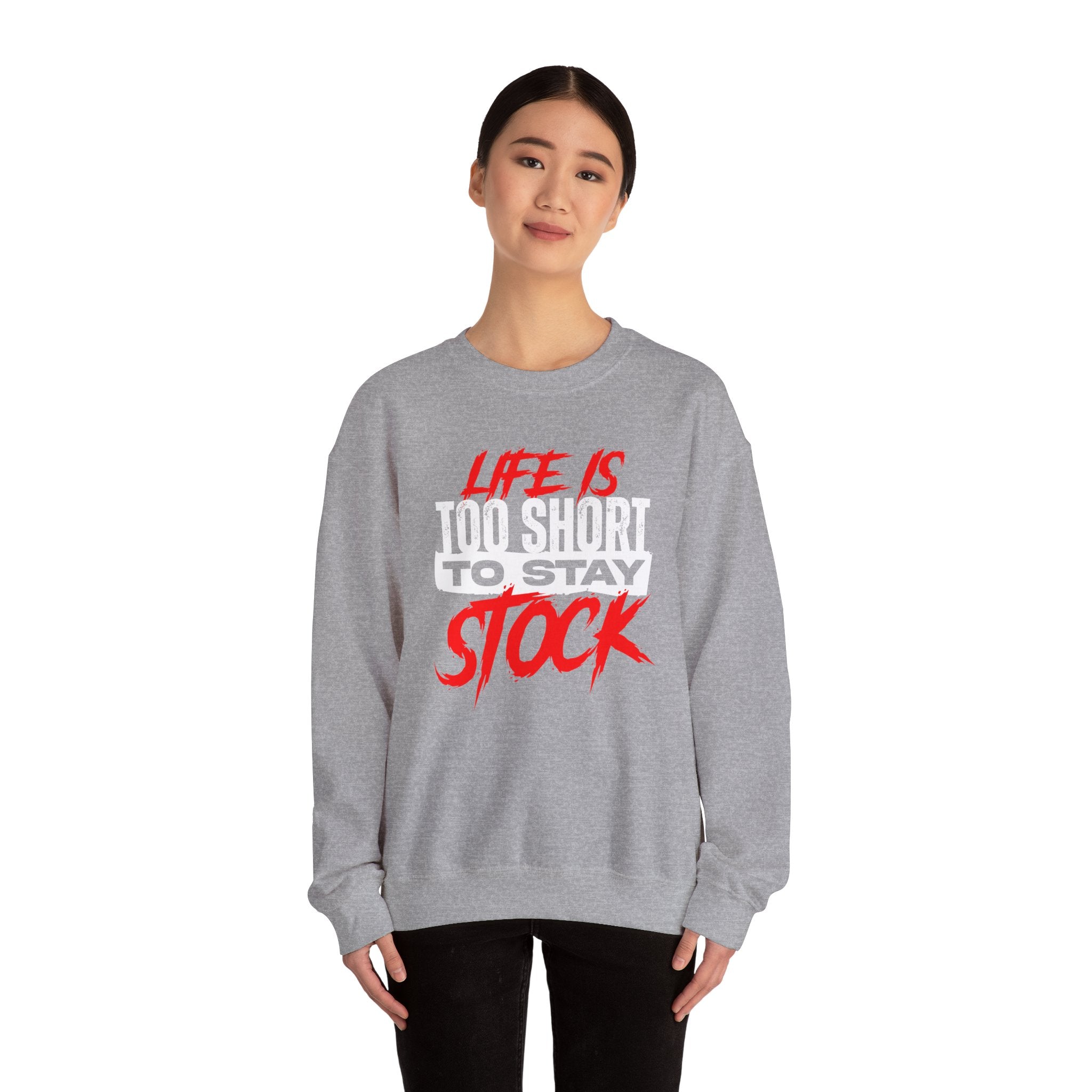 FCK STOCK Life's Too Short Sweater Red