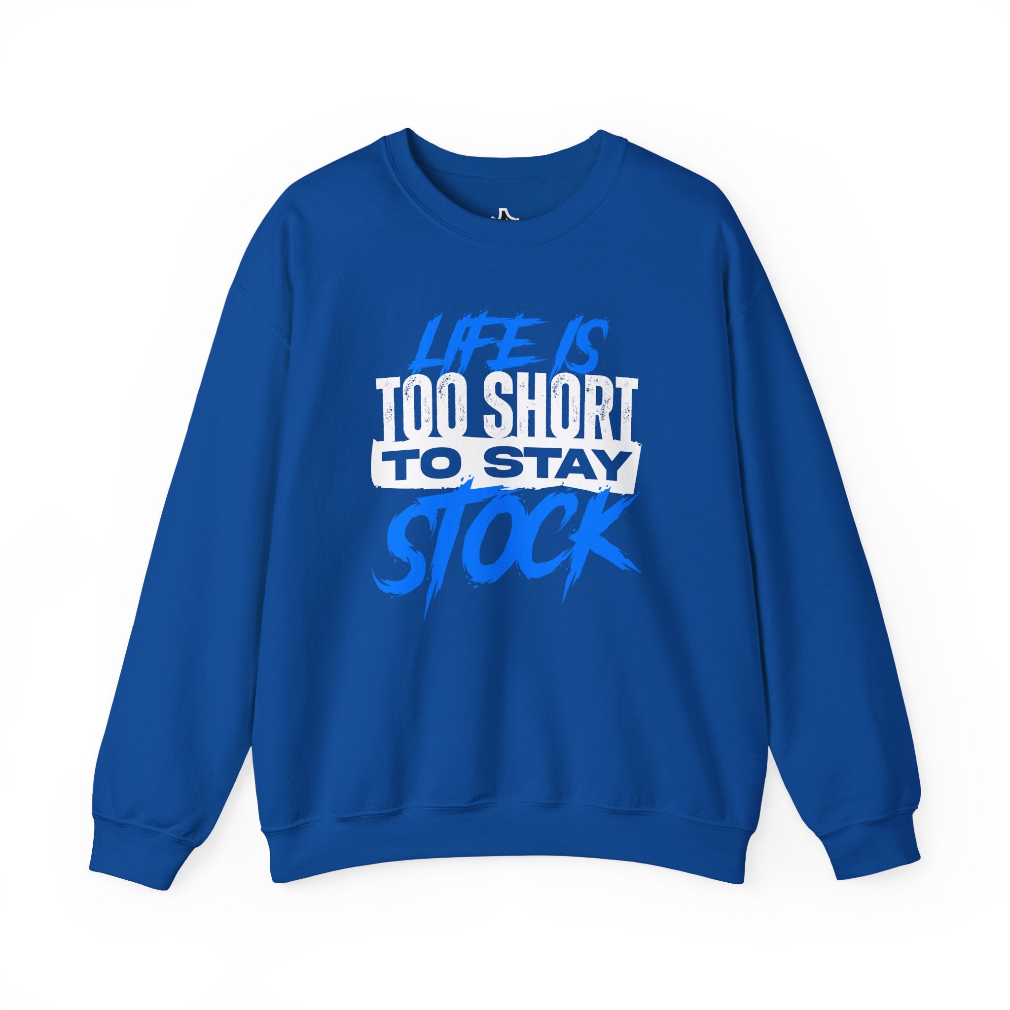 FCK STOCK Life's Too Short Sweater Blue