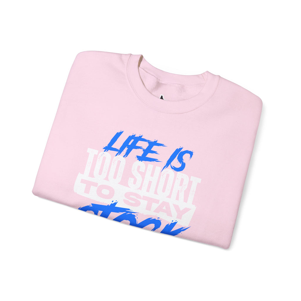 FCK STOCK Life's Too Short Sweater Blue