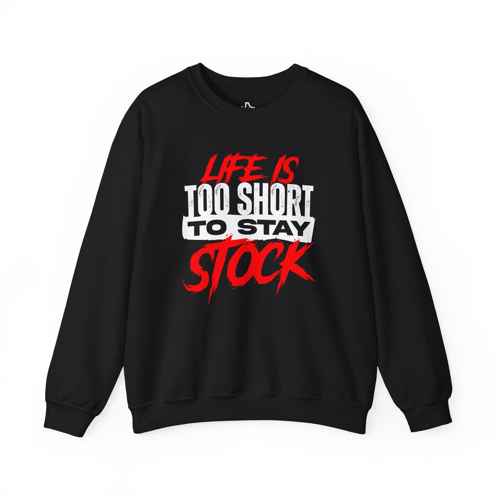 FCK STOCK Life's Too Short Sweater Red
