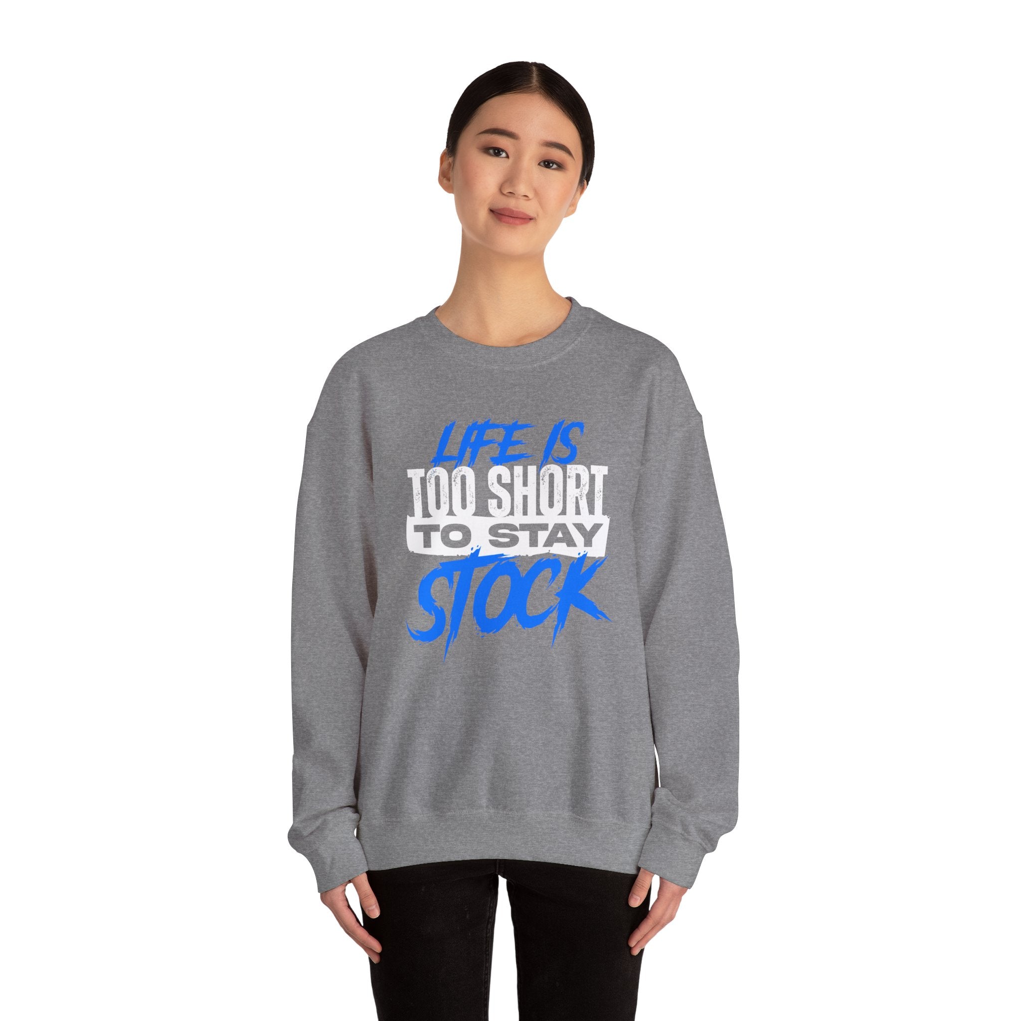 FCK STOCK Life's Too Short Sweater Blue