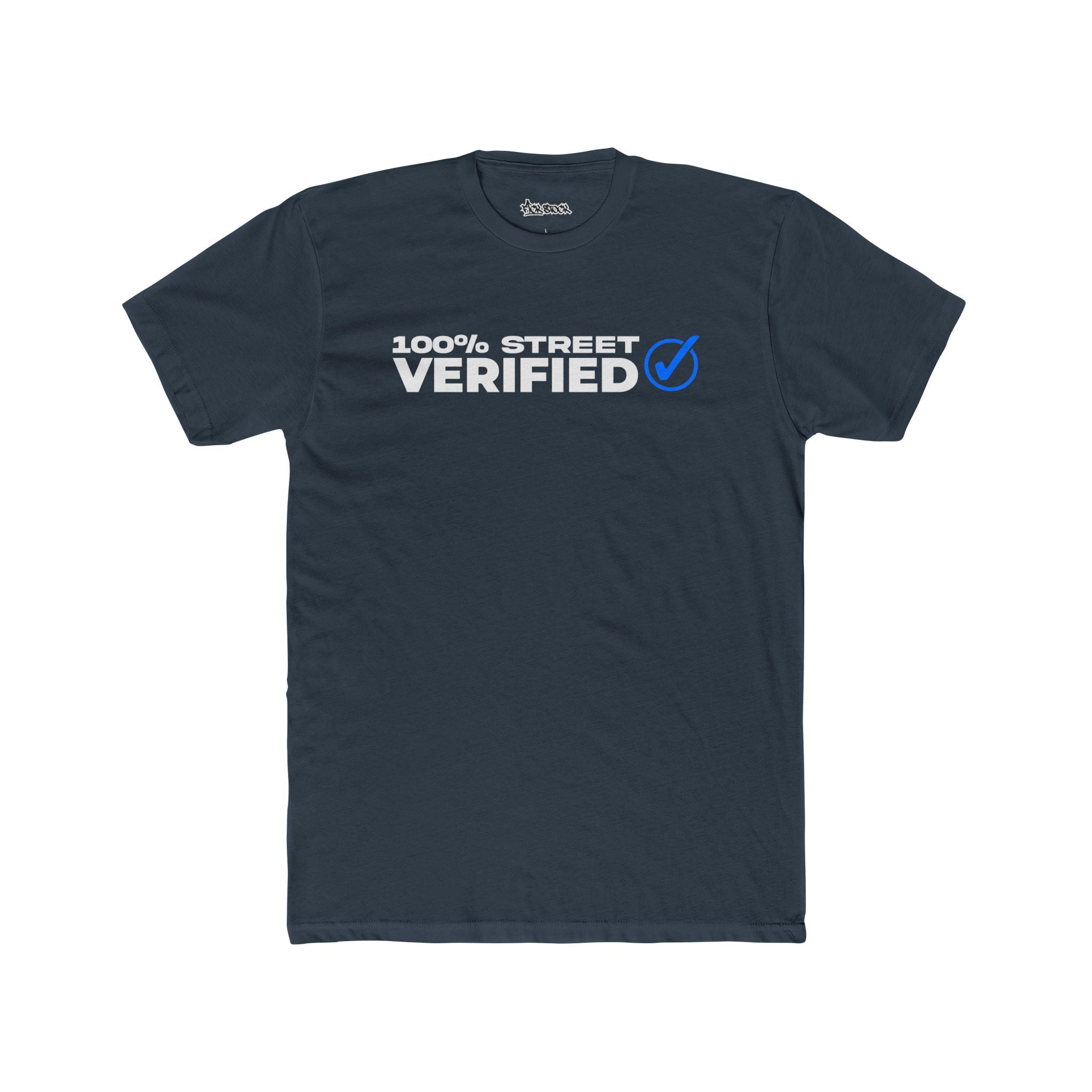 FCK STOCK Street Verified Tee Blue