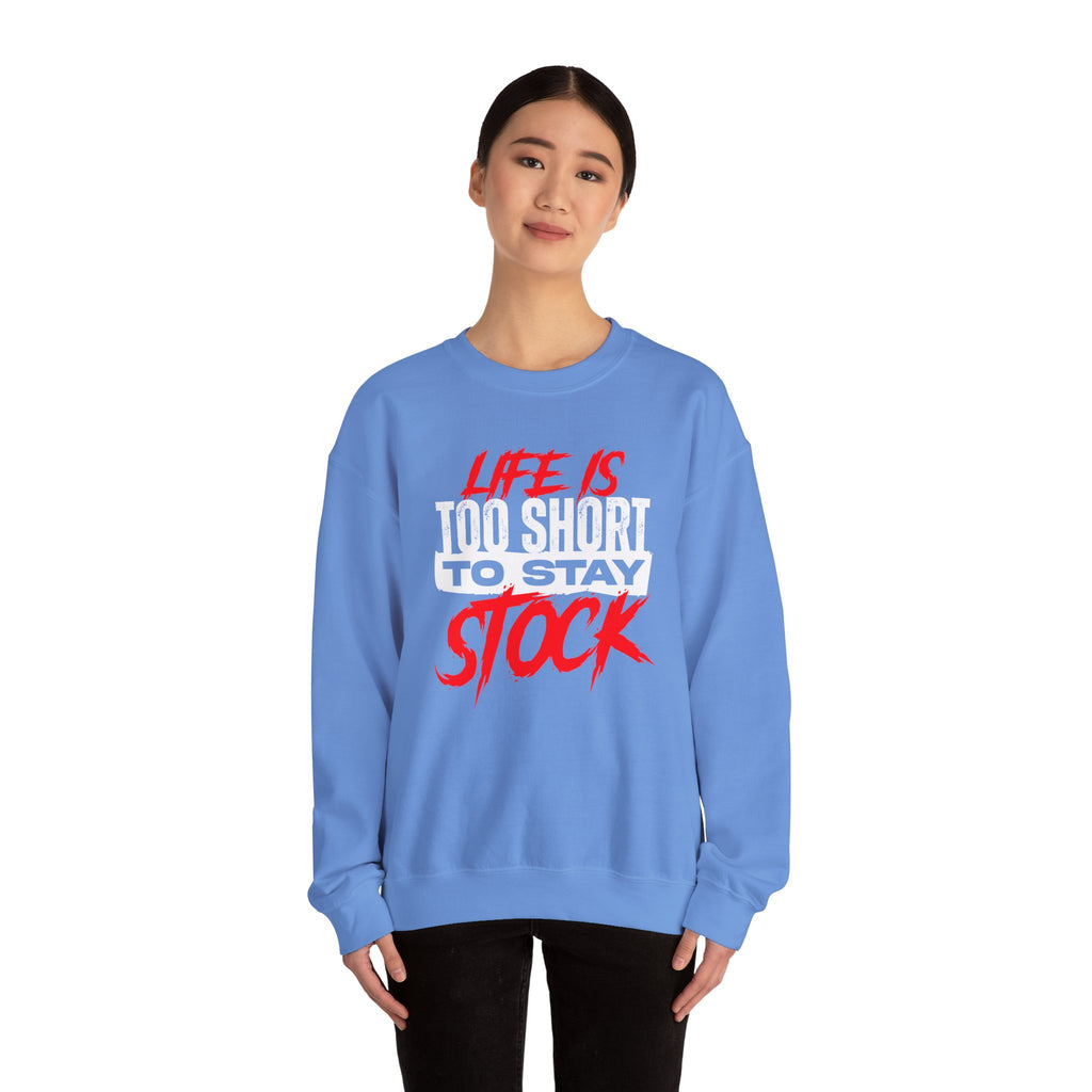 FCK STOCK Life's Too Short Sweater Red