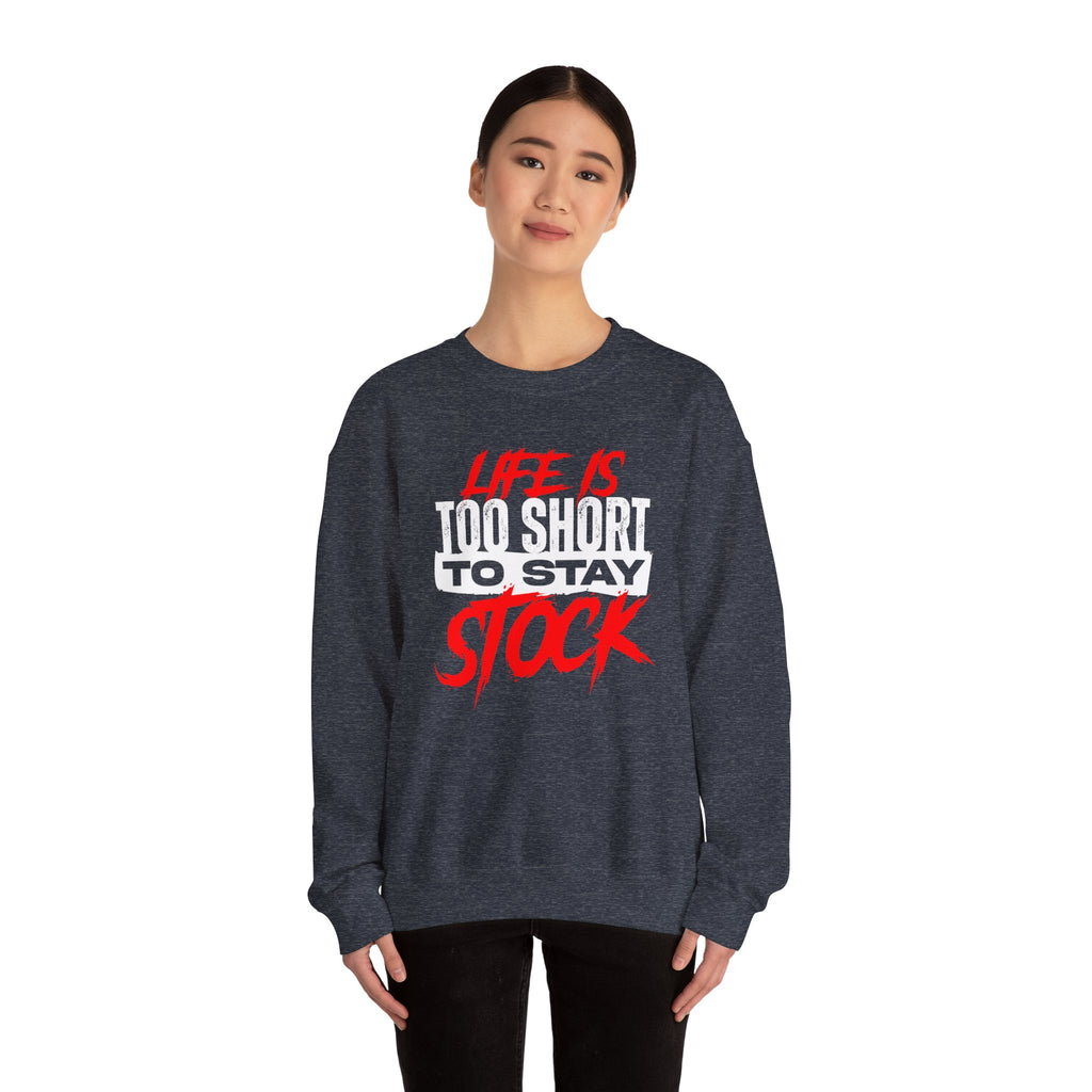 FCK STOCK Life's Too Short Sweater Red