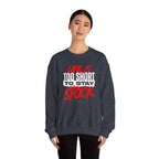 FCK STOCK Life's Too Short Sweater Red