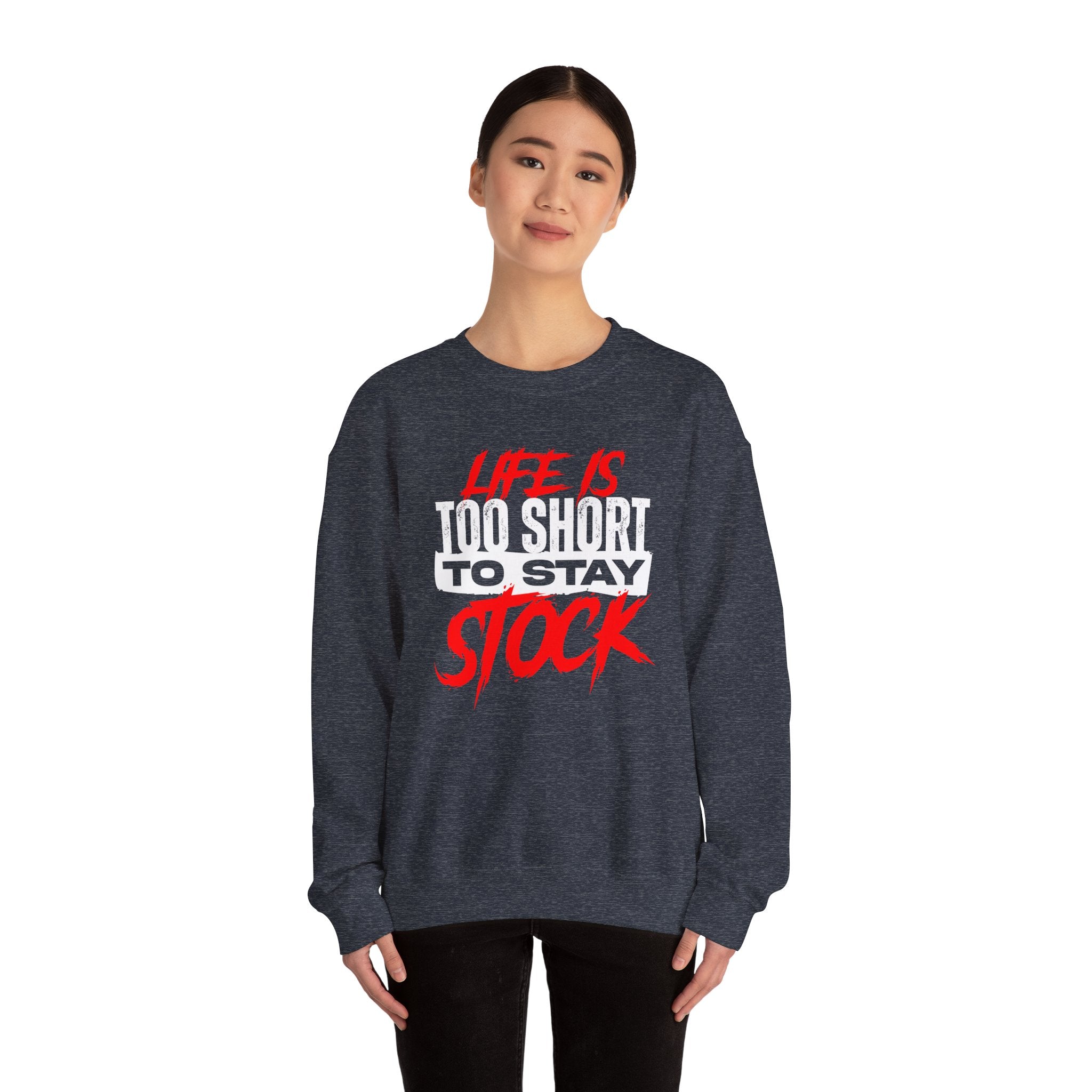FCK STOCK Life's Too Short Sweater Red