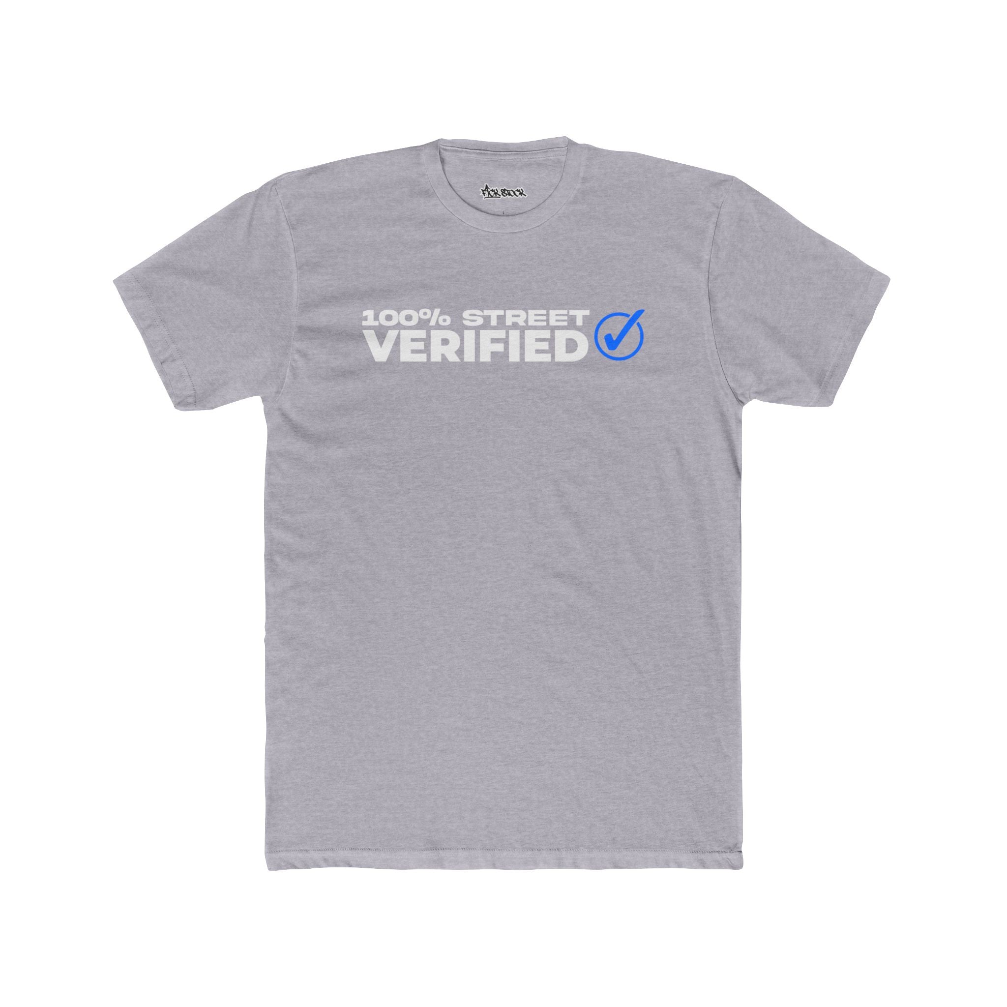 FCK STOCK Street Verified Tee Blue