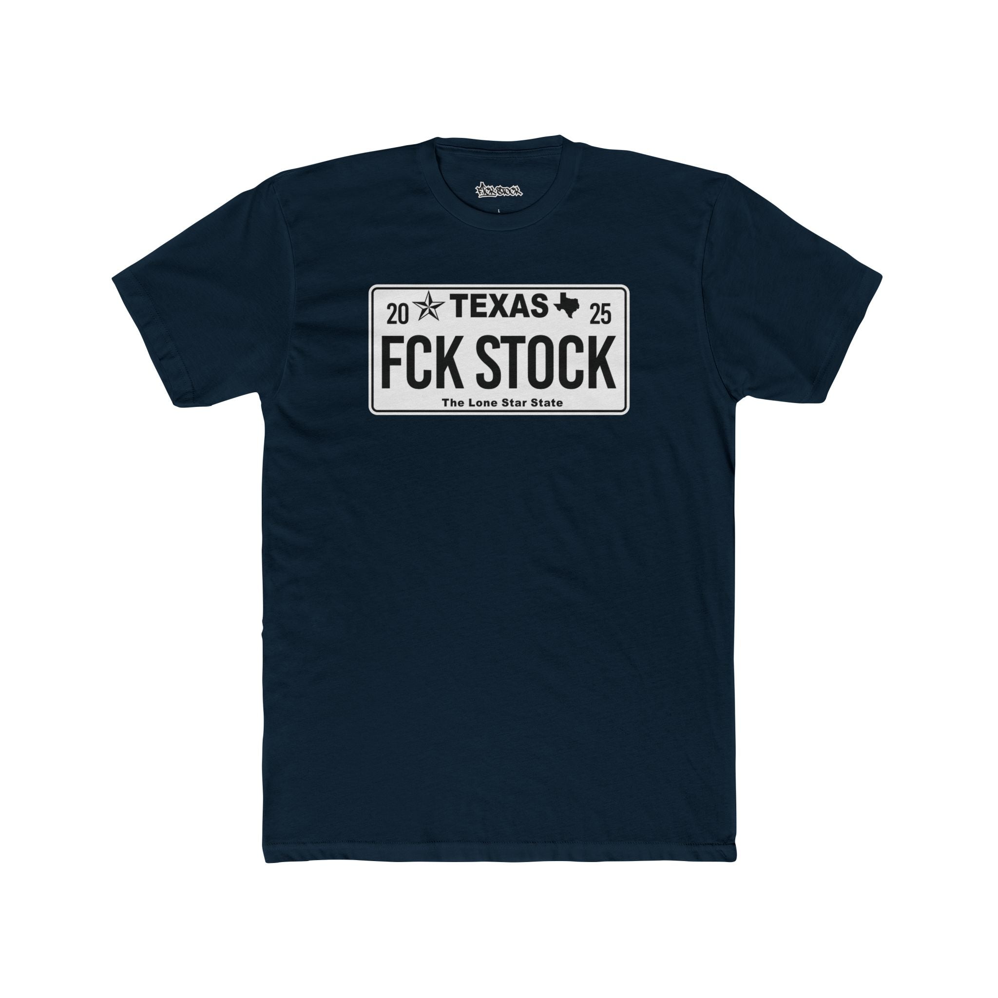 FCK STOCK Texas License Plate Tee