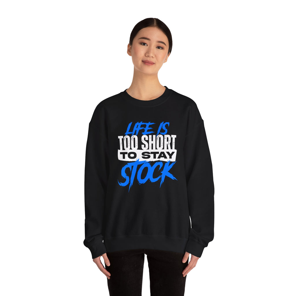 FCK STOCK Life's Too Short Sweater Blue