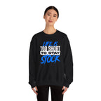 FCK STOCK Life's Too Short Sweater Blue
